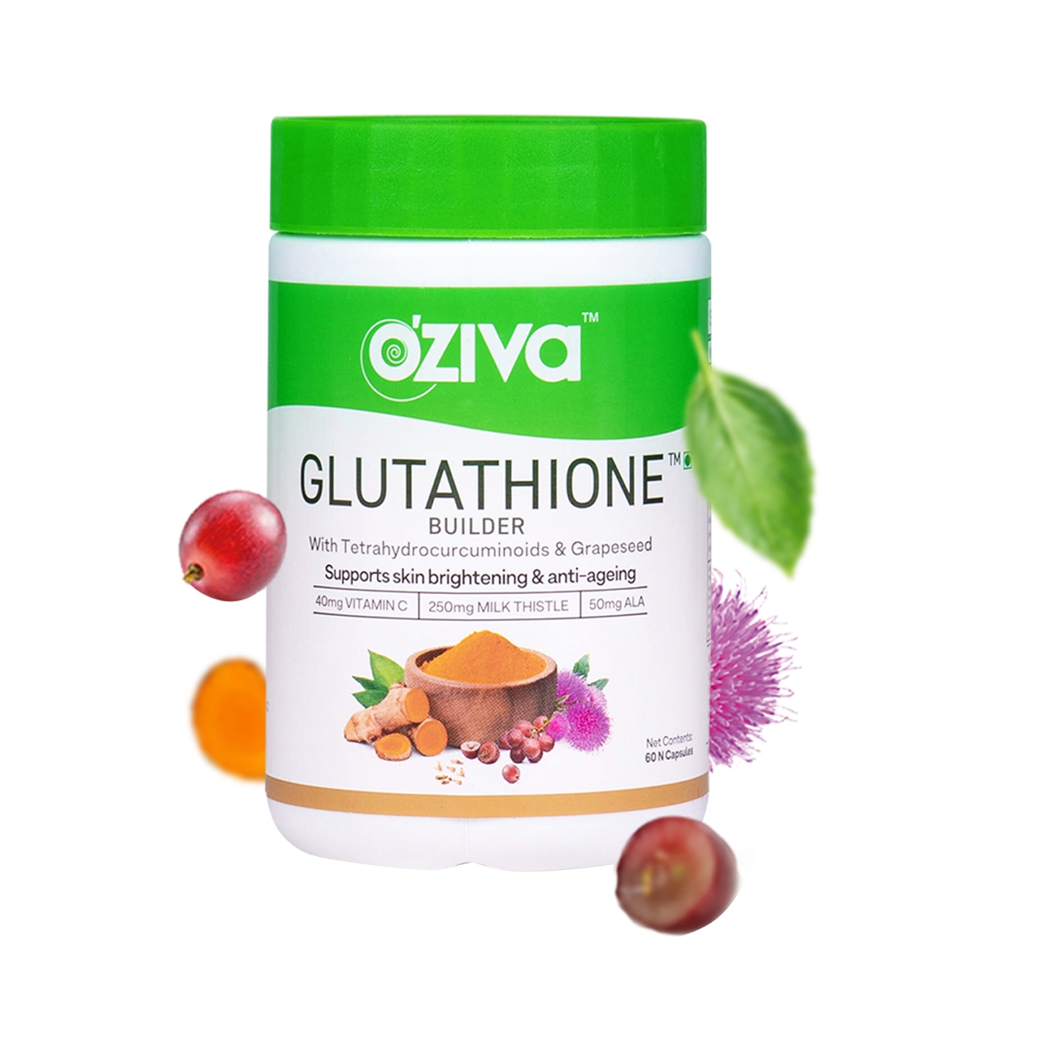 Oziva | Oziva Glutathione Builder Capsule (60Pcs)