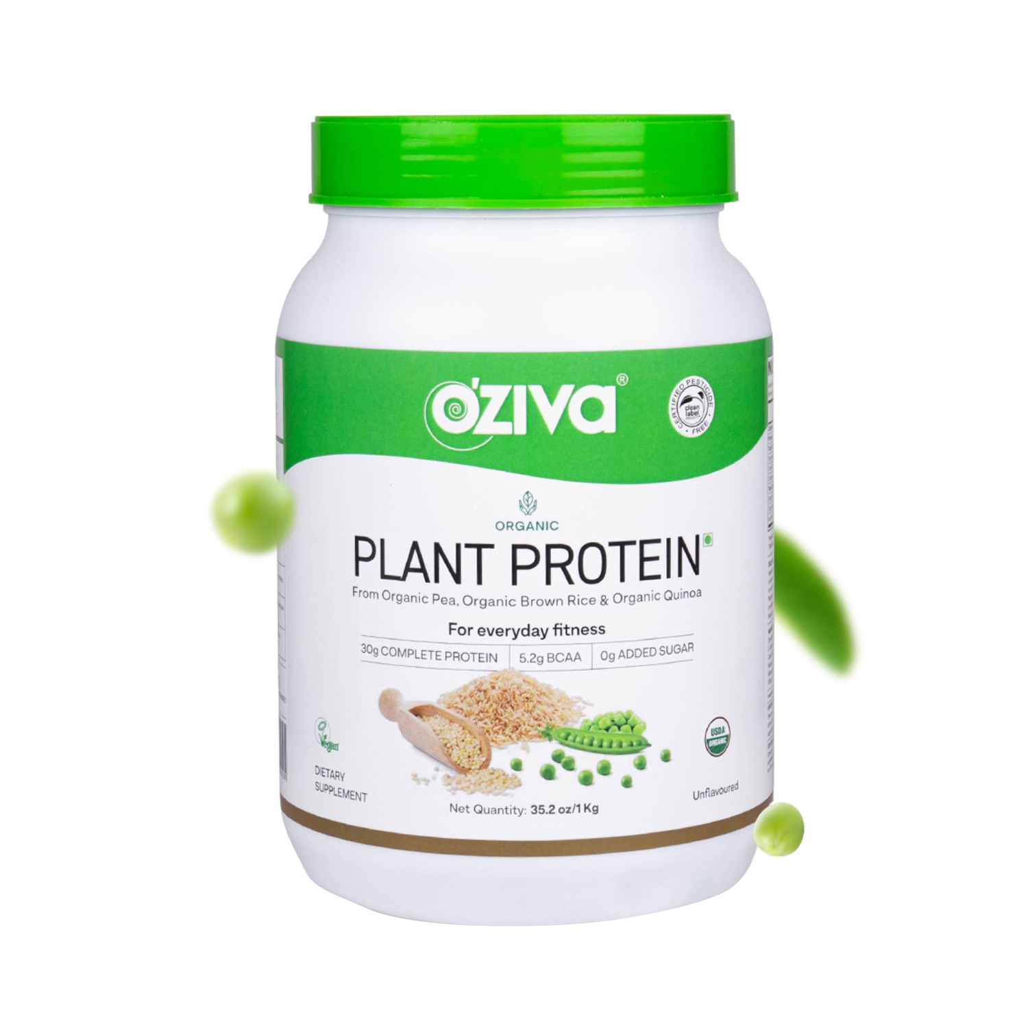 Oziva | Oziva Organic Plant Protein Powder (1000g)
