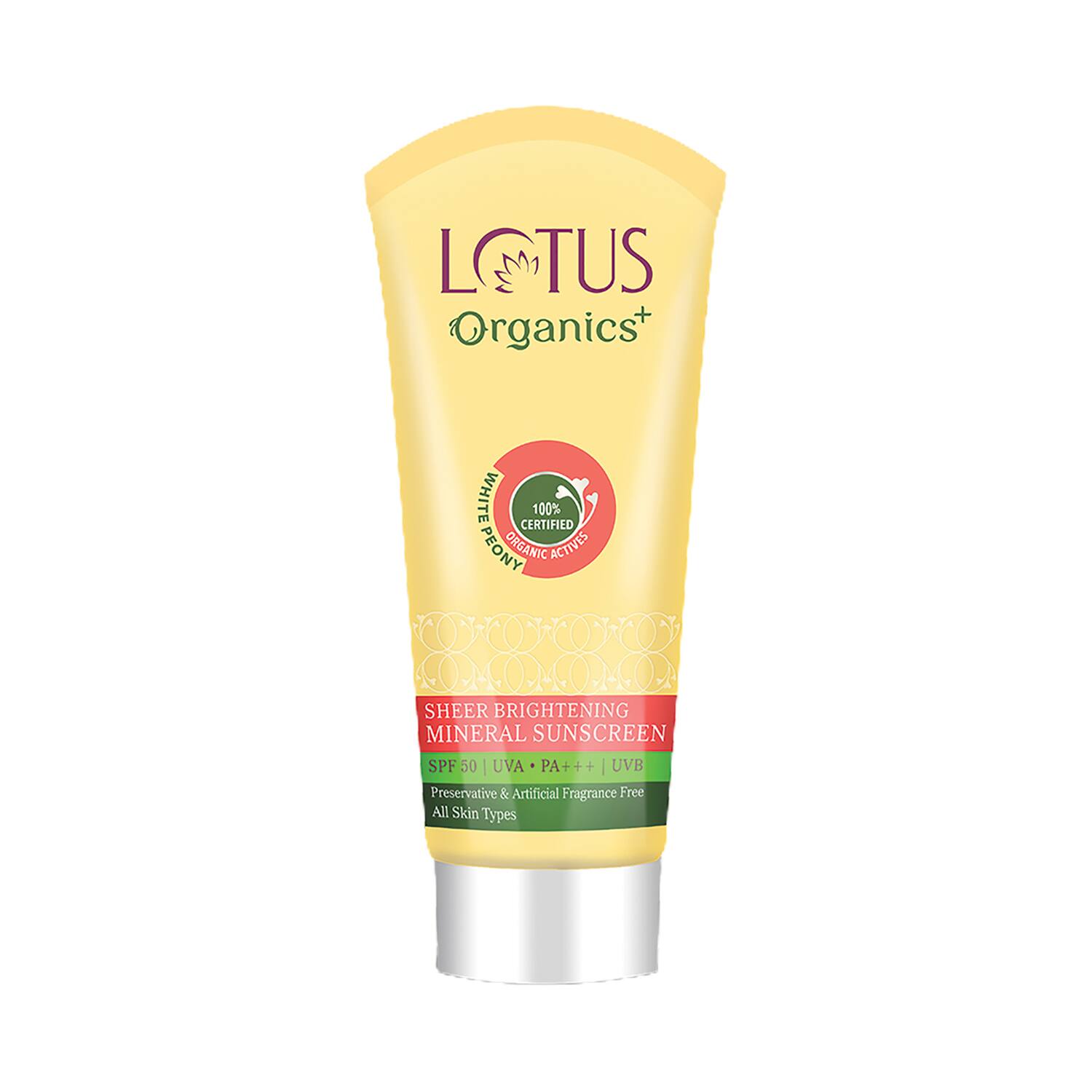 Lotus Organics | Lotus Organics Sheer Brightening Mineral Sunscreen SPF 50 Pa+++ (100g)