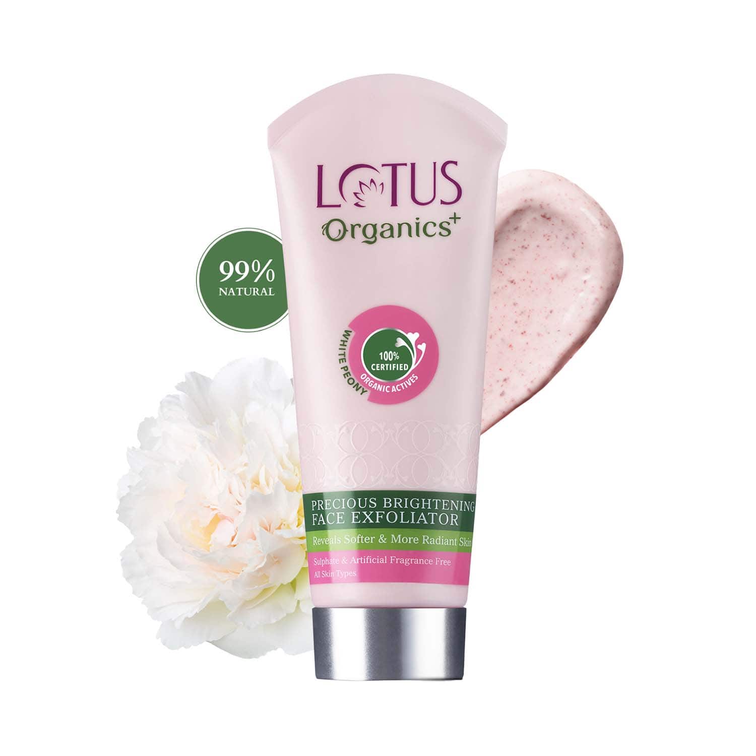 Lotus Organics+ | Lotus Organics+ Precious Brightening Face Exfoliator (100g)