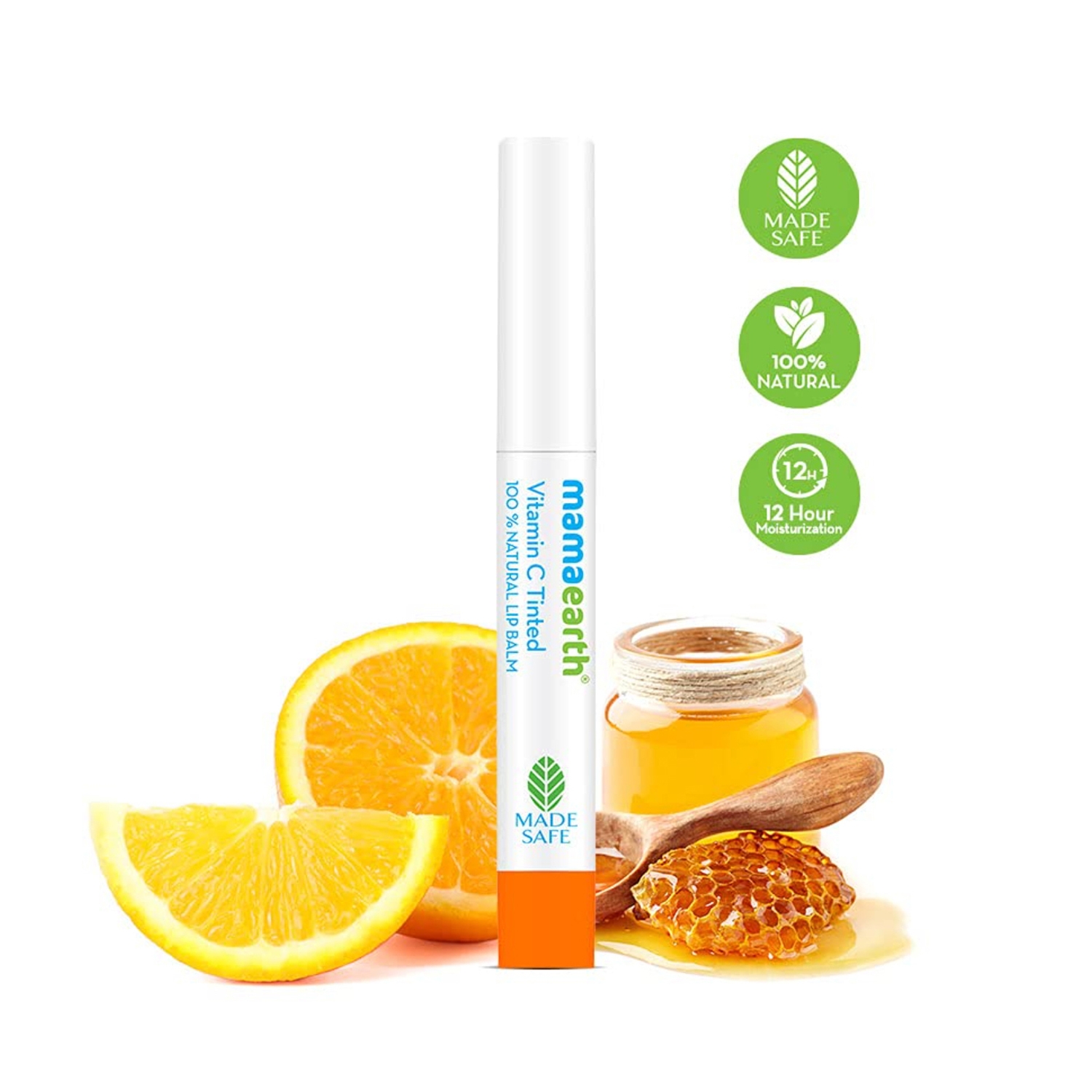 Mamaearth | Mamaearth 100% Natural Lip Balm - Vitamin C Tinted (2g)
