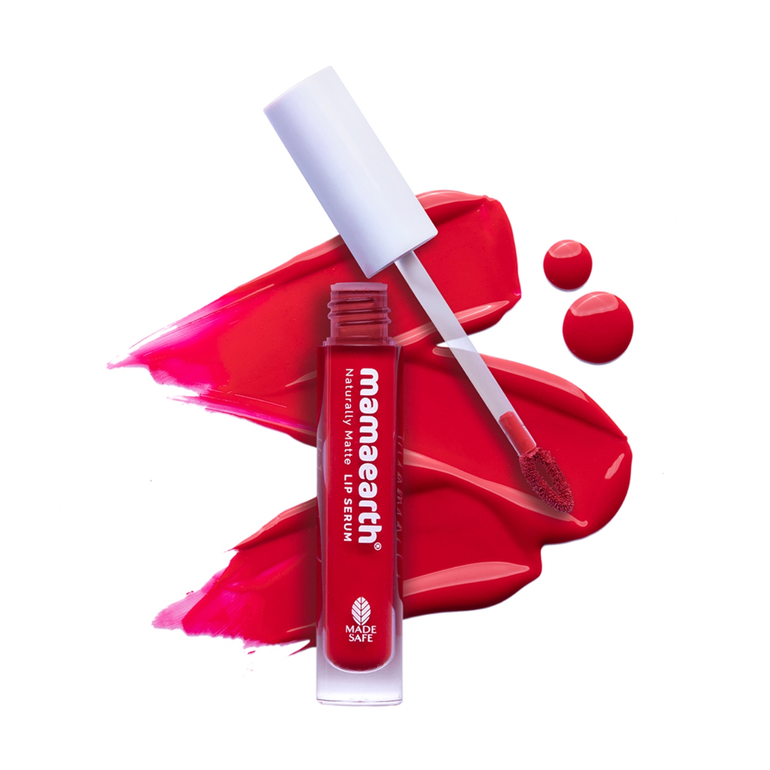 Mamaearth | Mamaearth Naturally Matte Lip Serum With Vitamin C & E - Beet It Red (3ml)