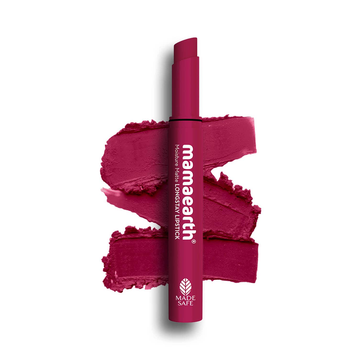 Mamaearth | Mamaearth Moisture Matte Longstay Lipstick With Avocado Oil & Vitamin E - 12 Berrylicious Magenta (2g)