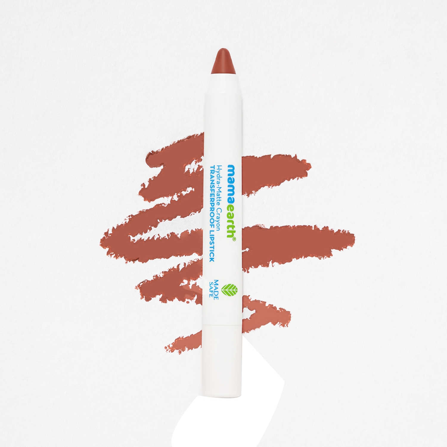 Mamaearth | Mamaearth Hydra-Matte Crayon Transferproof Lipstick - 05 Cappuccino Brown (2.4g)
