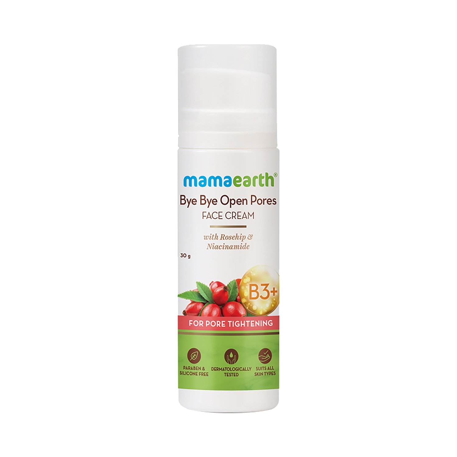 Mamaearth | Mamaearth Bye Bye Face Cream For Pore Tightening With Rosehip & Niacinamide (30g)