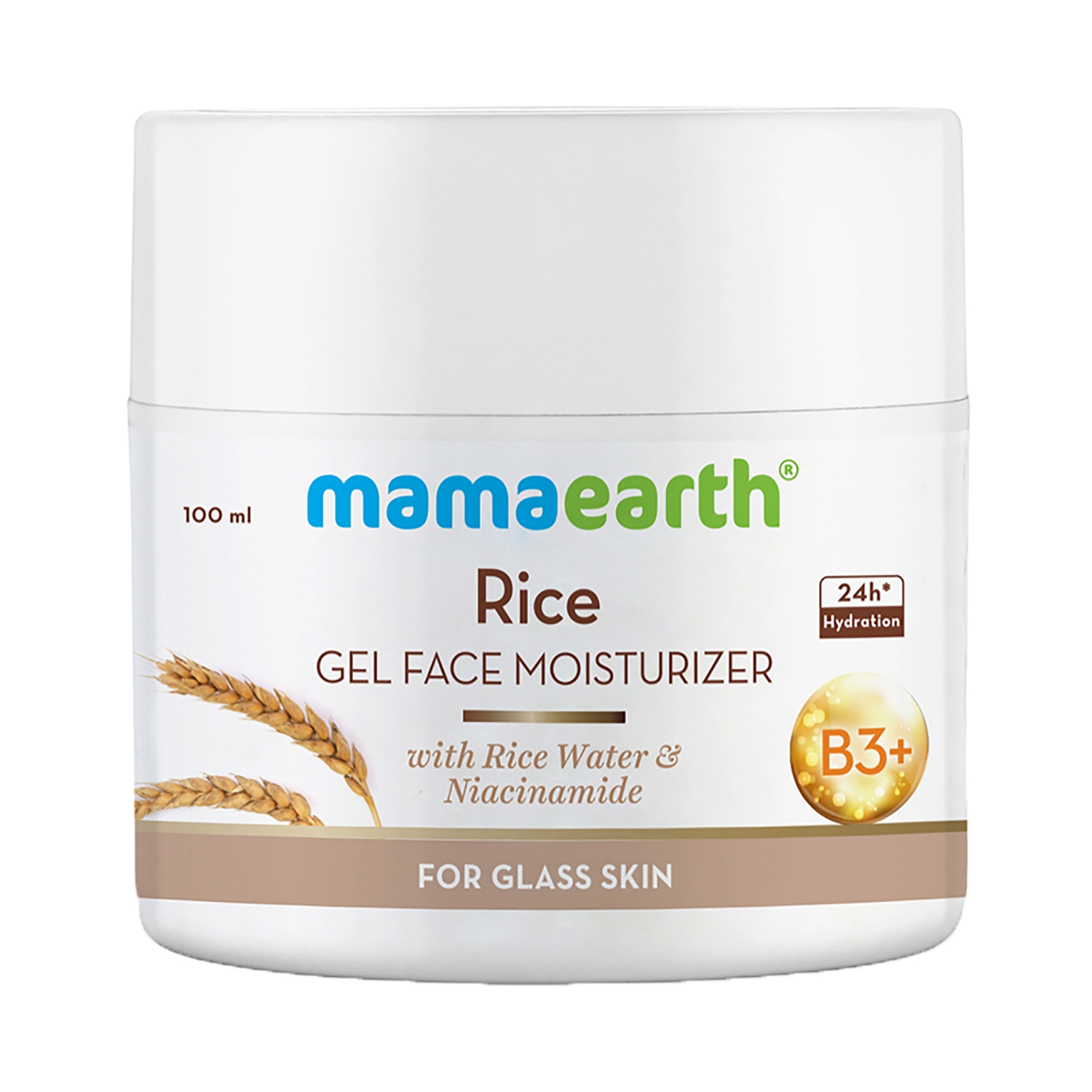Mamaearth | Mamaearth Rice Gel Face Moisturizer With Rice Water & Niacinamide For Glass Skin (100ml)