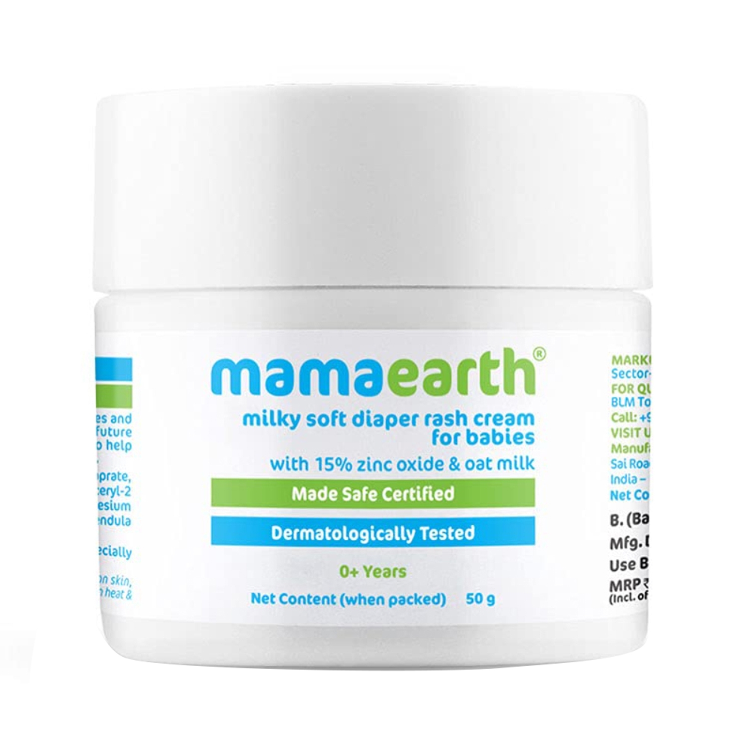 Mamaearth | Mamaearth Milky Soft Diaper Rash Cream For Babies (50g)
