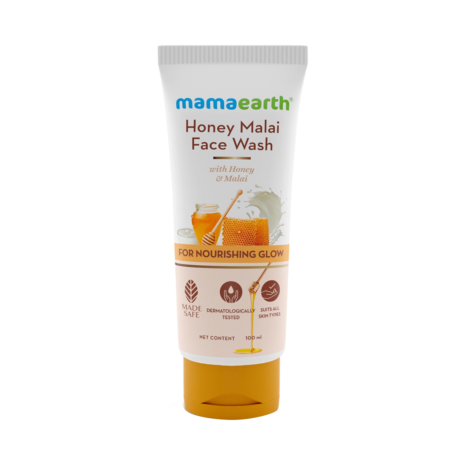 Mamaearth | Mamaearth Honey Malai Face Wash (100ml)