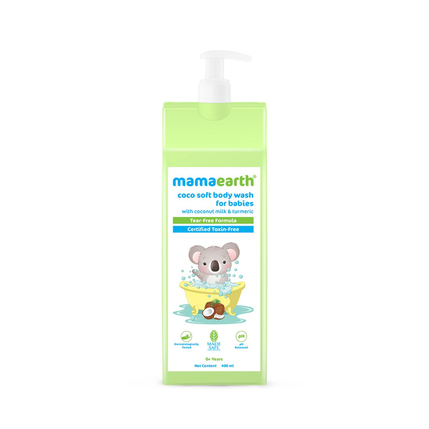 Mamaearth | Mamaearth Coco Soft Body Wash For Babies With Coconut Milk & Turmeric (400ml)