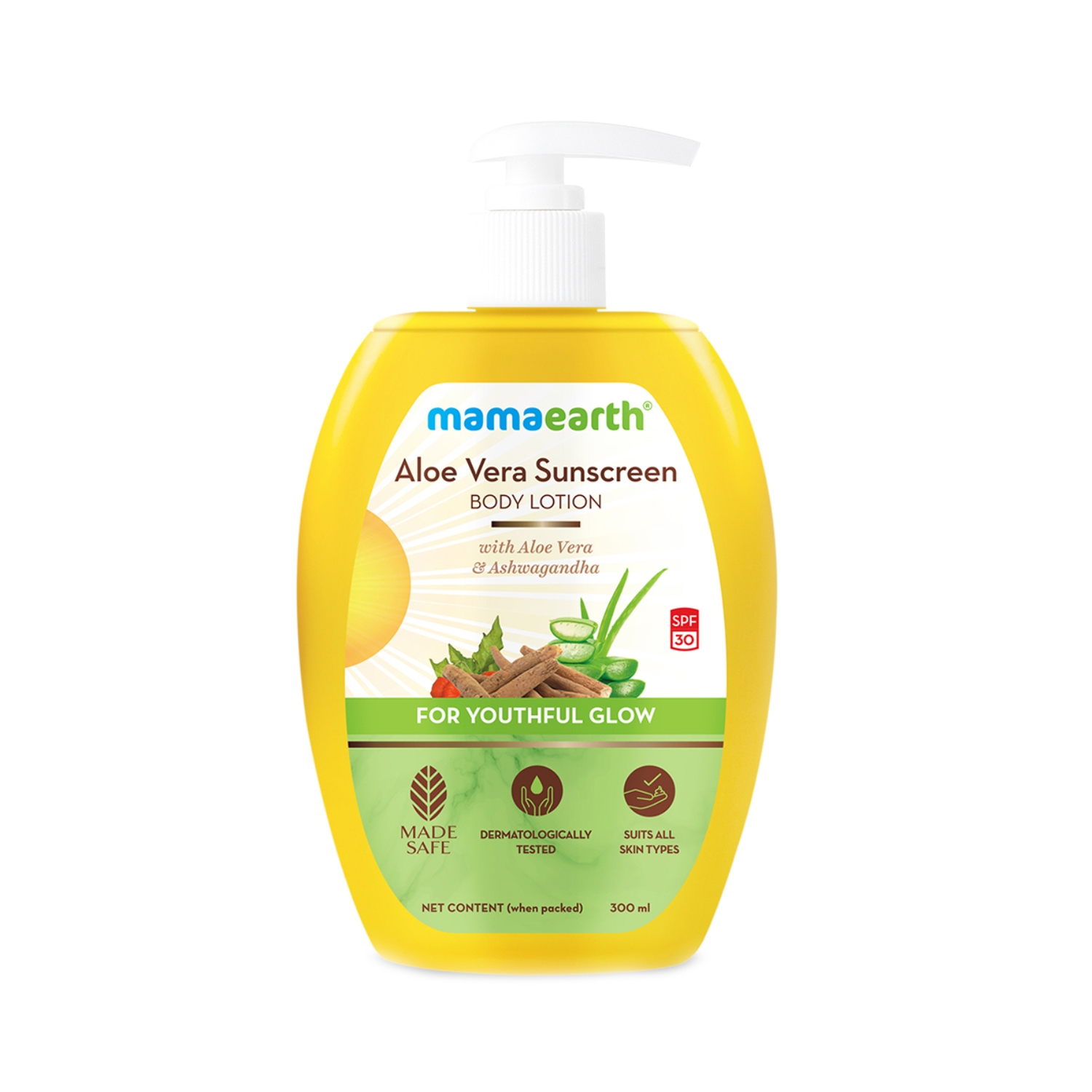 Mamaearth | Mamaearth Aloe Vera Sunscreen Body Lotion SPF 30 (300ml)