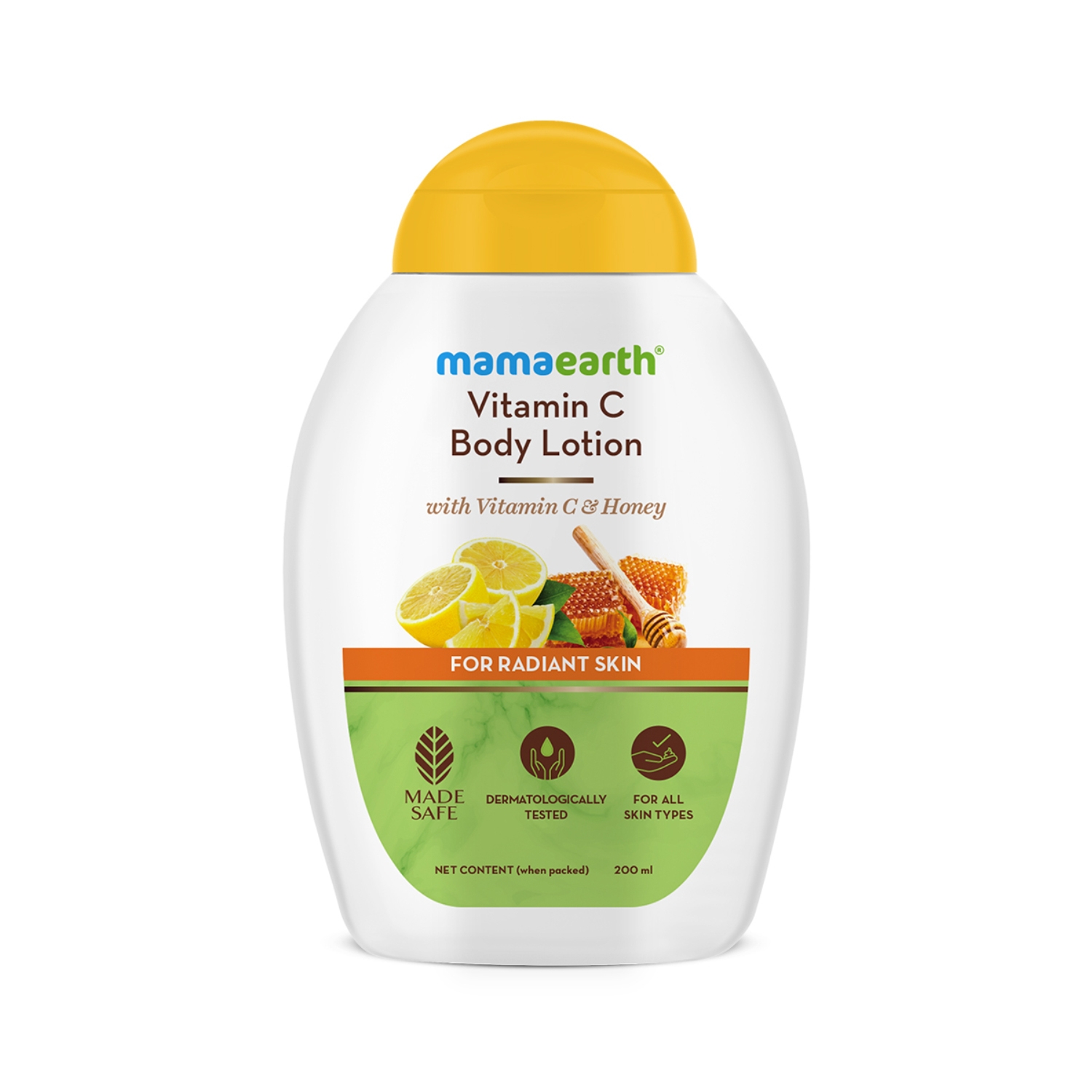 Mamaearth | Mamaearth Vitamin C Body Lotion With Vitamin C & Honey For Radiant Skin (200ml)
