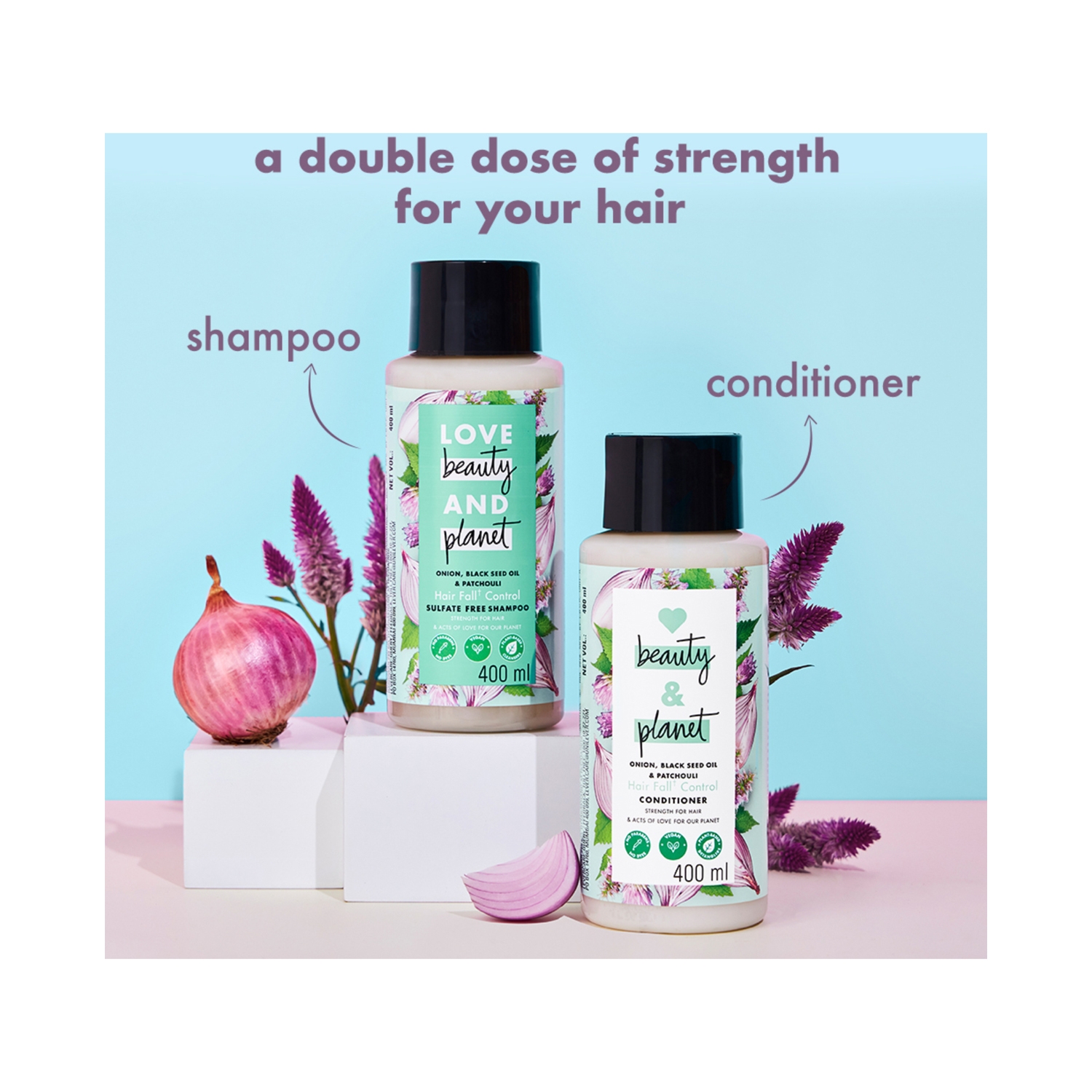 Love Beauty Onion Blackseed & Patchouli Control Shampoo
