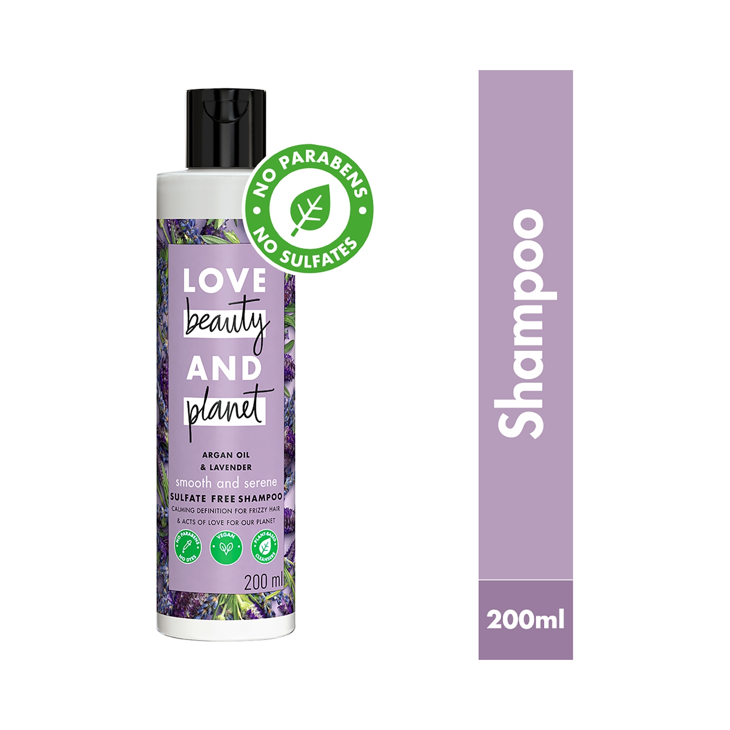 Love Beauty & Planet | Love Beauty & Planet Argan Oil and Lavender Smooth and Serene Shampoo (200ml)