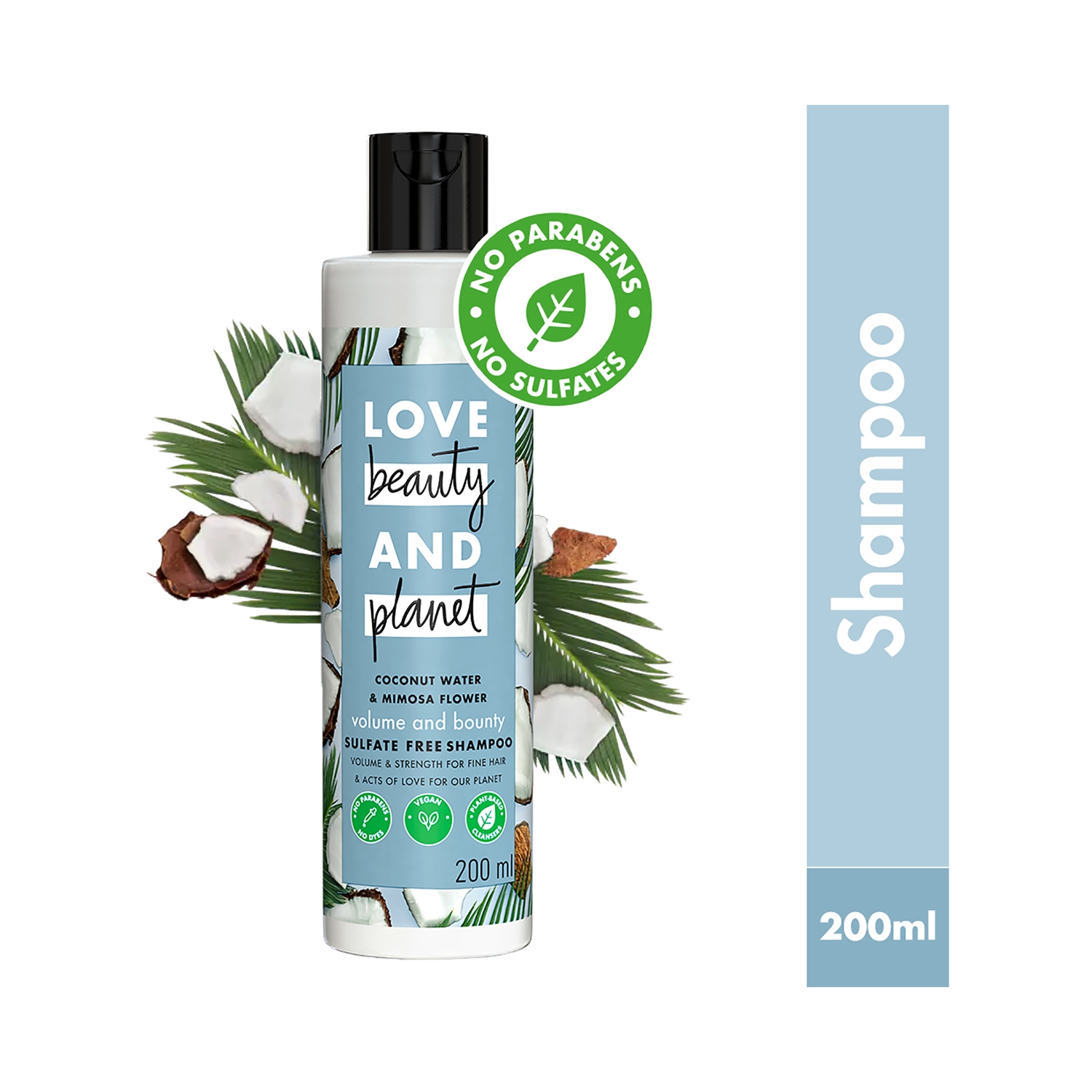 Love Beauty & Planet | Love Beauty & Planet Coconut Water and Mimosa Flower Volume and Bounty Shampoo (200ml)
