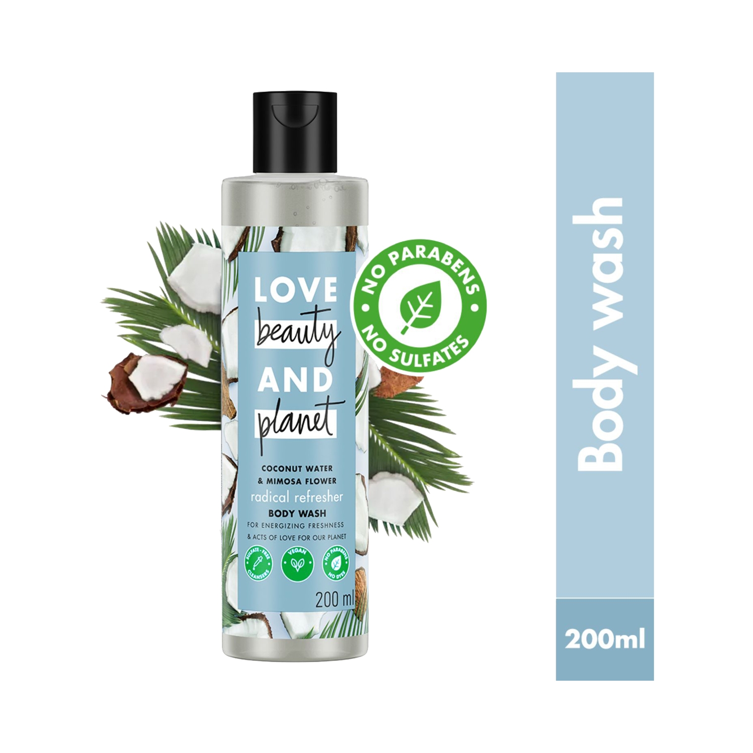 Love Beauty & Planet | Love Beauty & Planet Natural Coconut Water and Mimosa Body Wash (200ml)