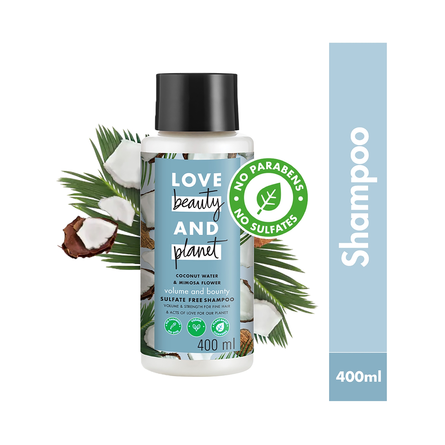Love Beauty & Planet | Love Beauty & Planet Coconut Water and Mimosa Flower Volume and Bounty Shampoo (400ml)
