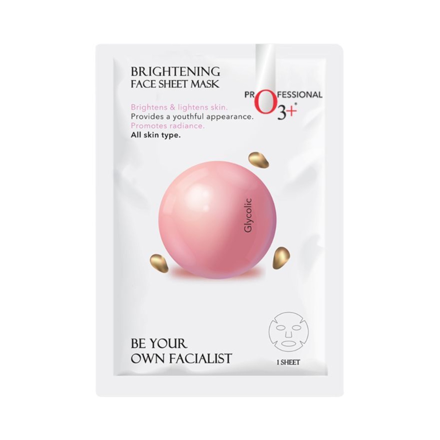 O3+ | O3+ Facialist Brightening Face Sheet Mask With Glycolic (30g)