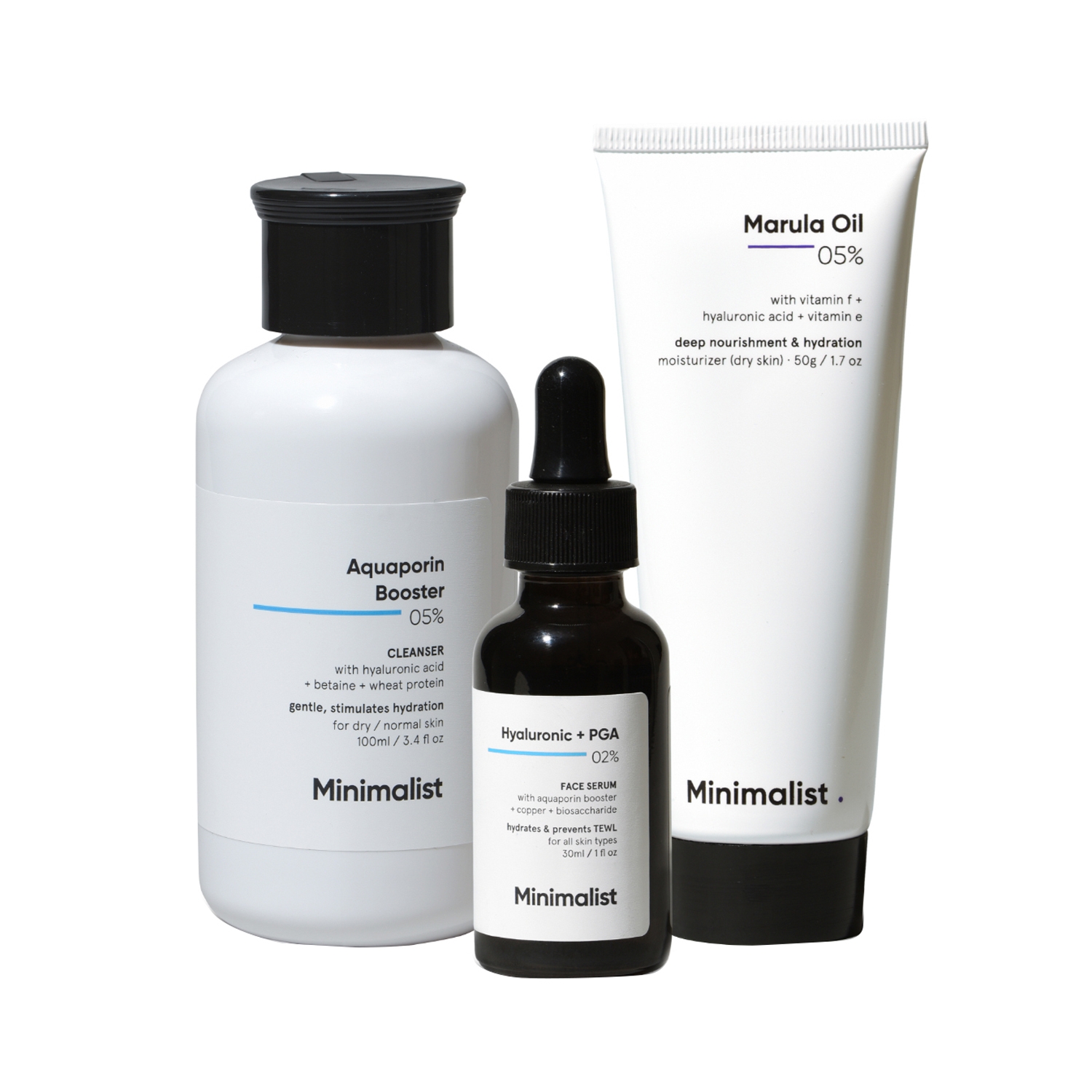 Minimalist | Minimalist Dry Skincare Kit - (3 Pcs)