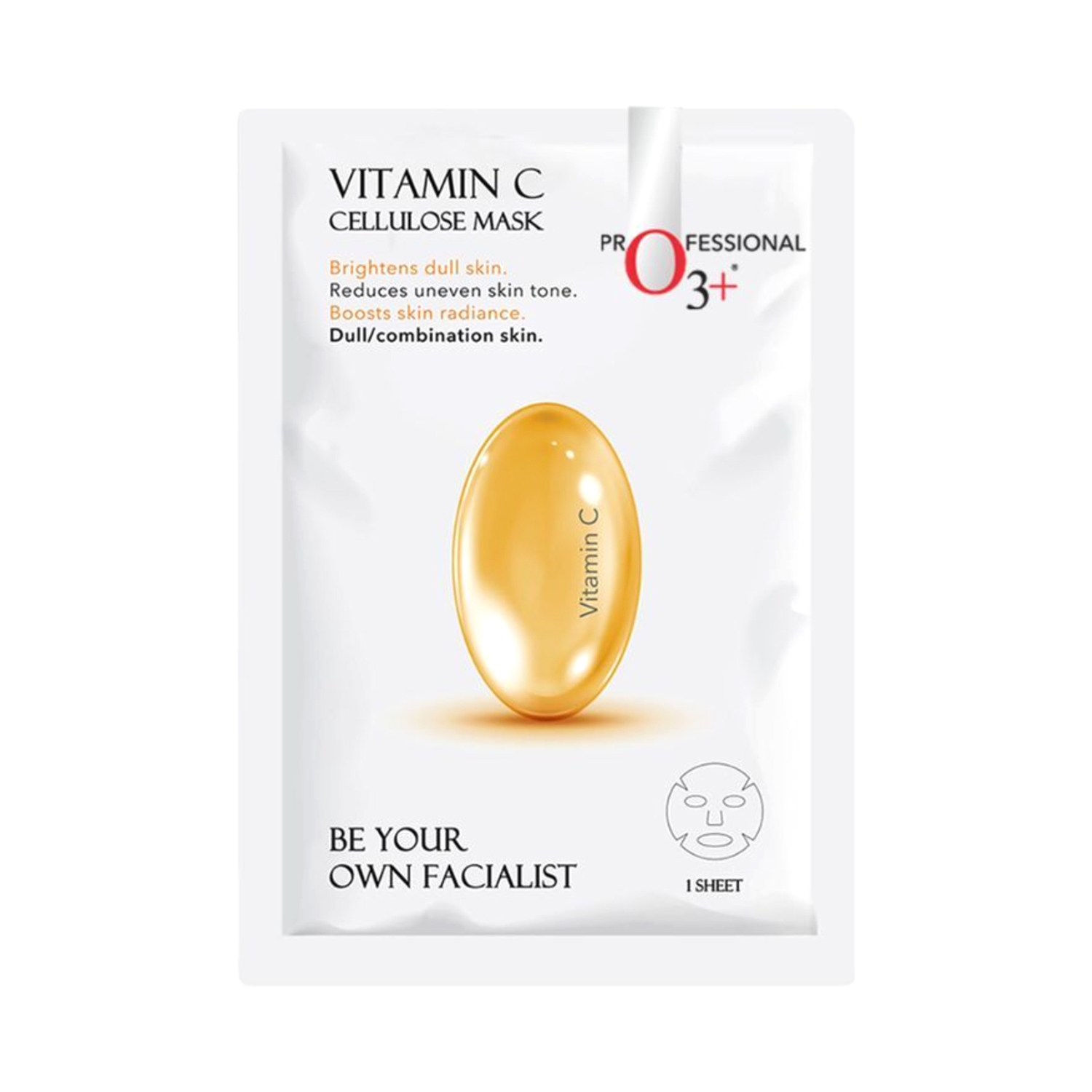 O3+ | O3+ Facialist Vitamin C Cellulose Mask (30g)