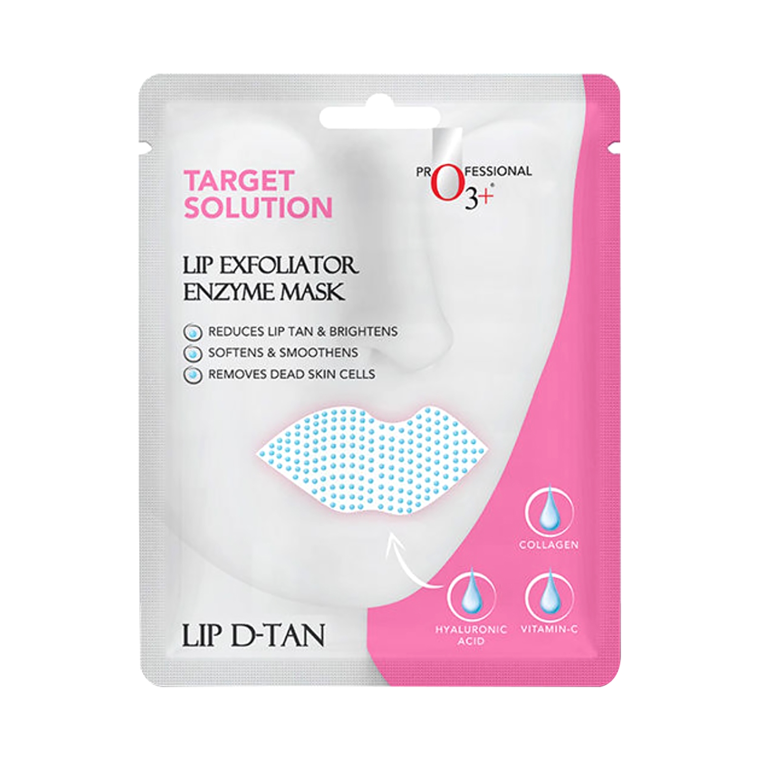O3+ | O3+ Lip Exfoliator Enzyme D-Tan Sheet Mask (5g)