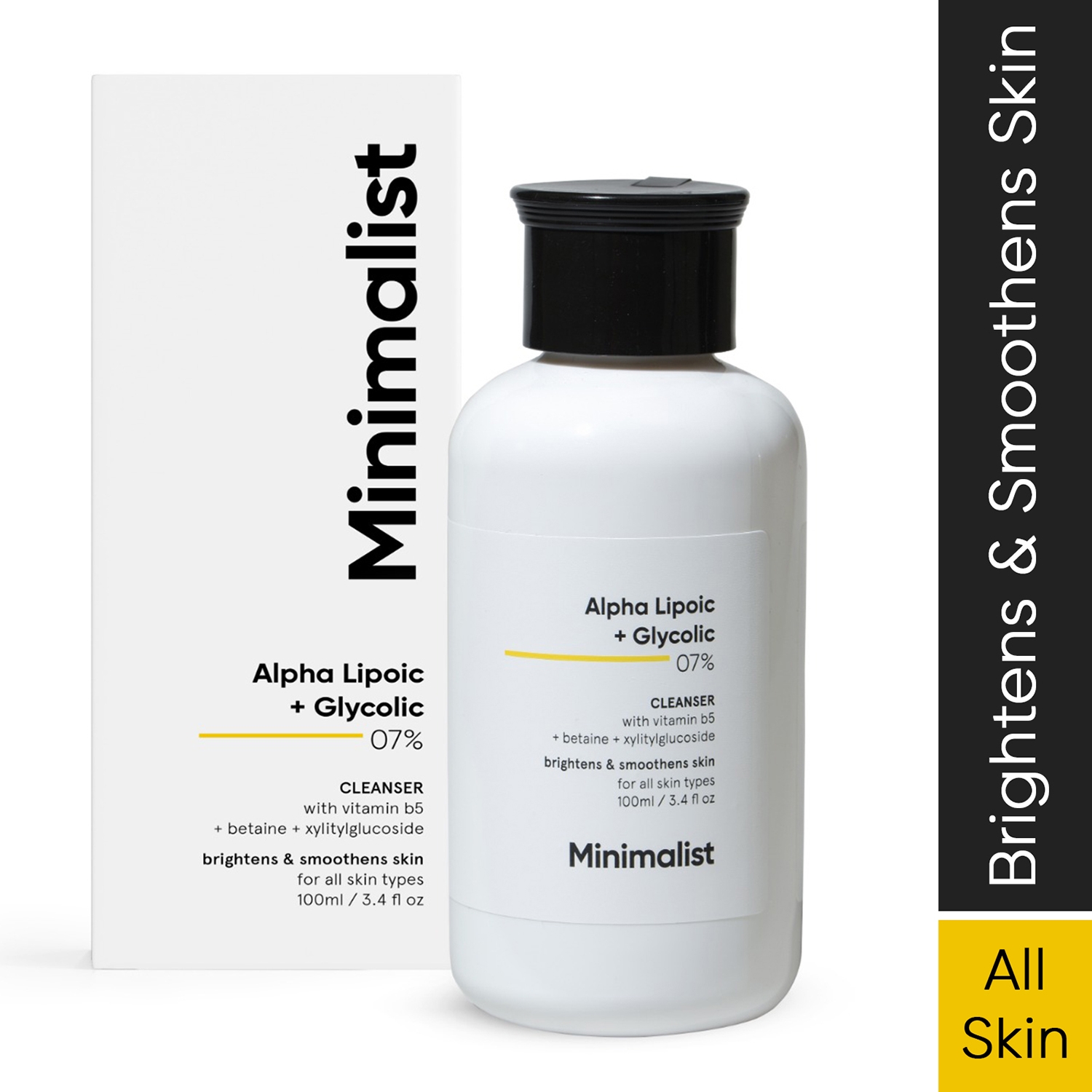 Minimalist | Minimalist 7% ALA & AHA Brightening Face Wash (100ml)
