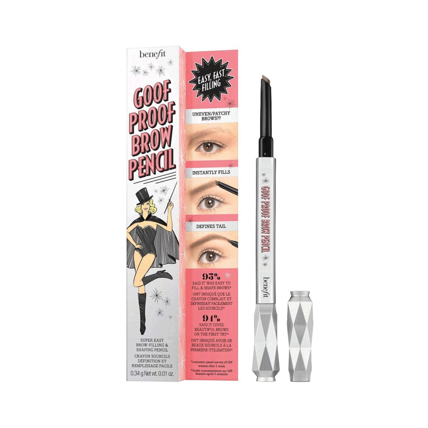 Benefit Cosmetics Goof Proof Brow Pencil - Cool Grey (0.34g)