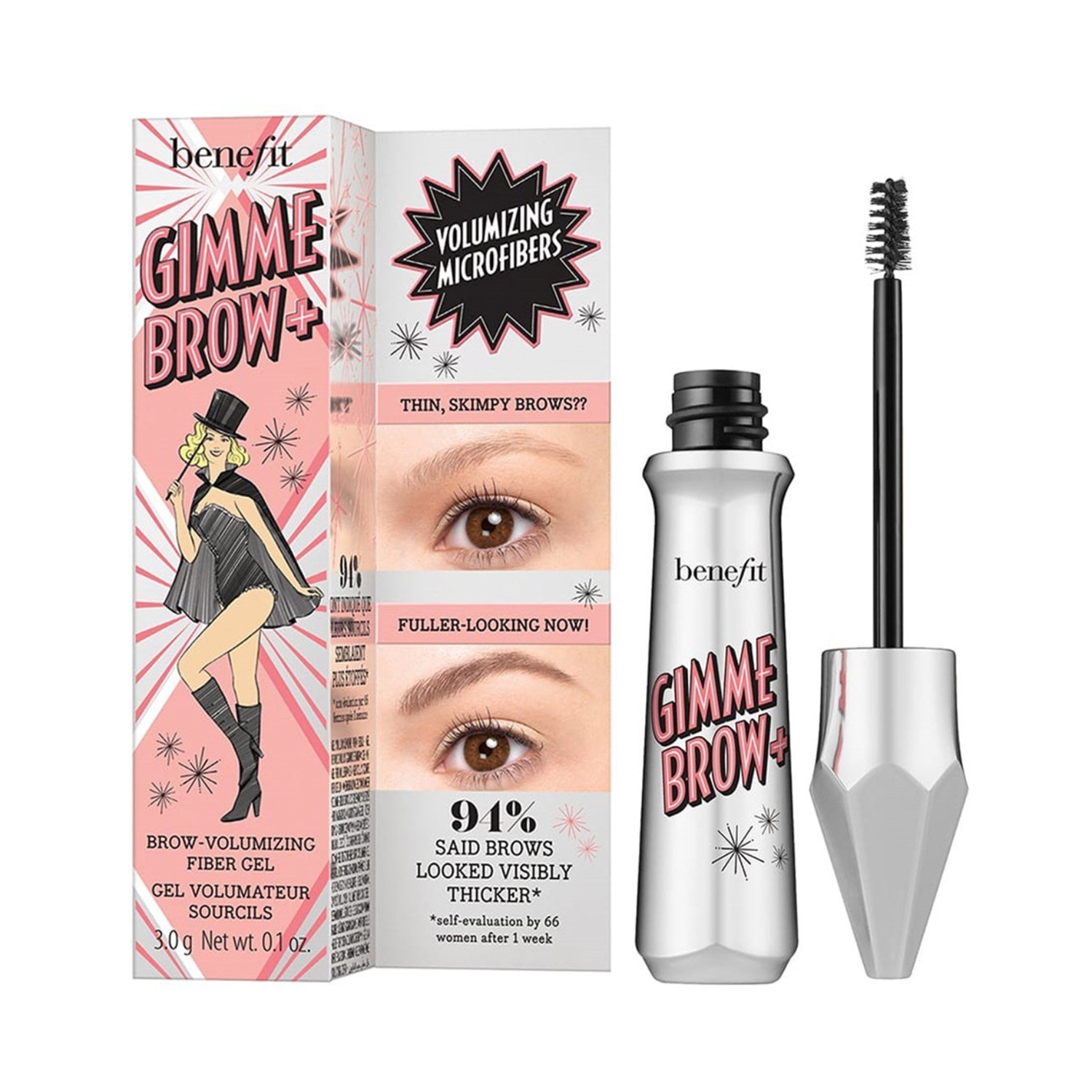 Benefit Cosmetics | Benefit Cosmetics Gimme Brow+ Volumizing Eyebrow Gel - 3.75 Warm Medium Brown (3g)