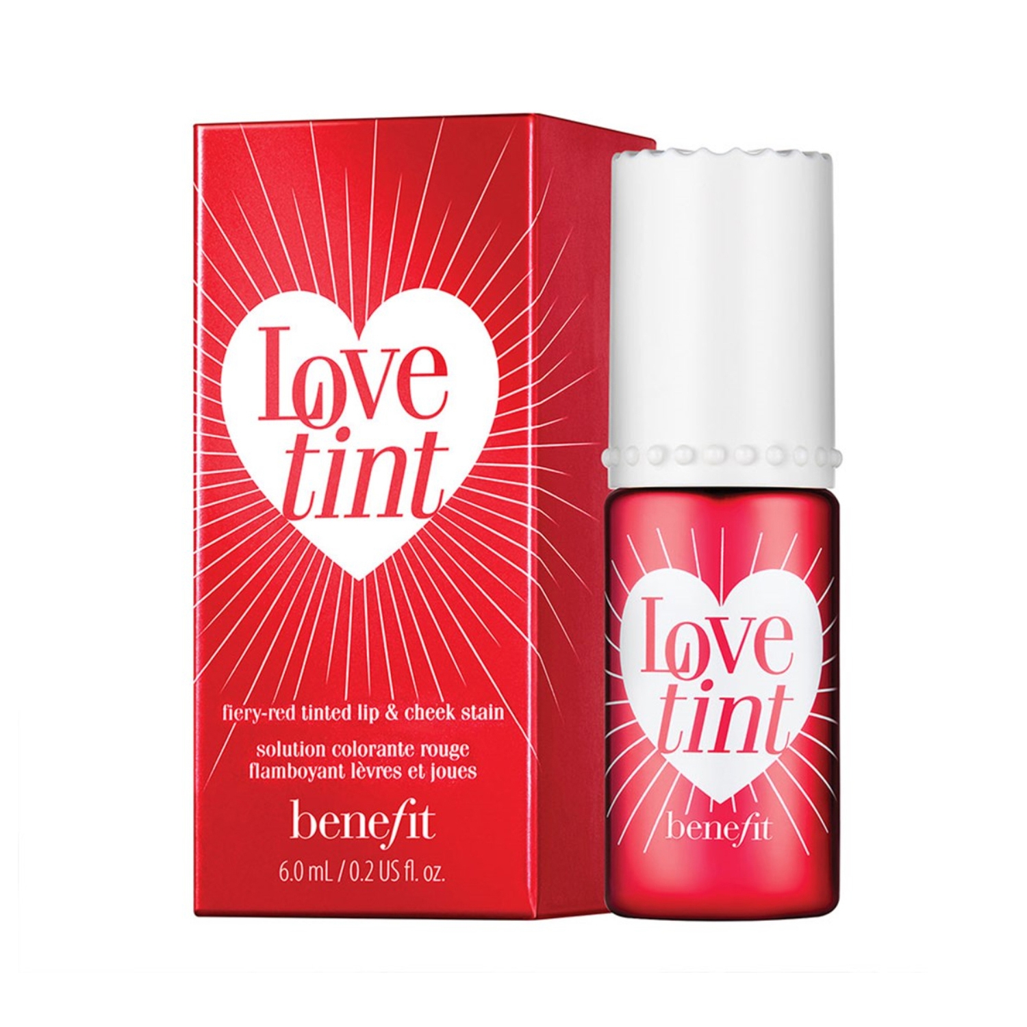 Benefit Cosmetics | Benefit Cosmetics Lovetint Lip & Cheek Stain - Fiery Red (6ml)