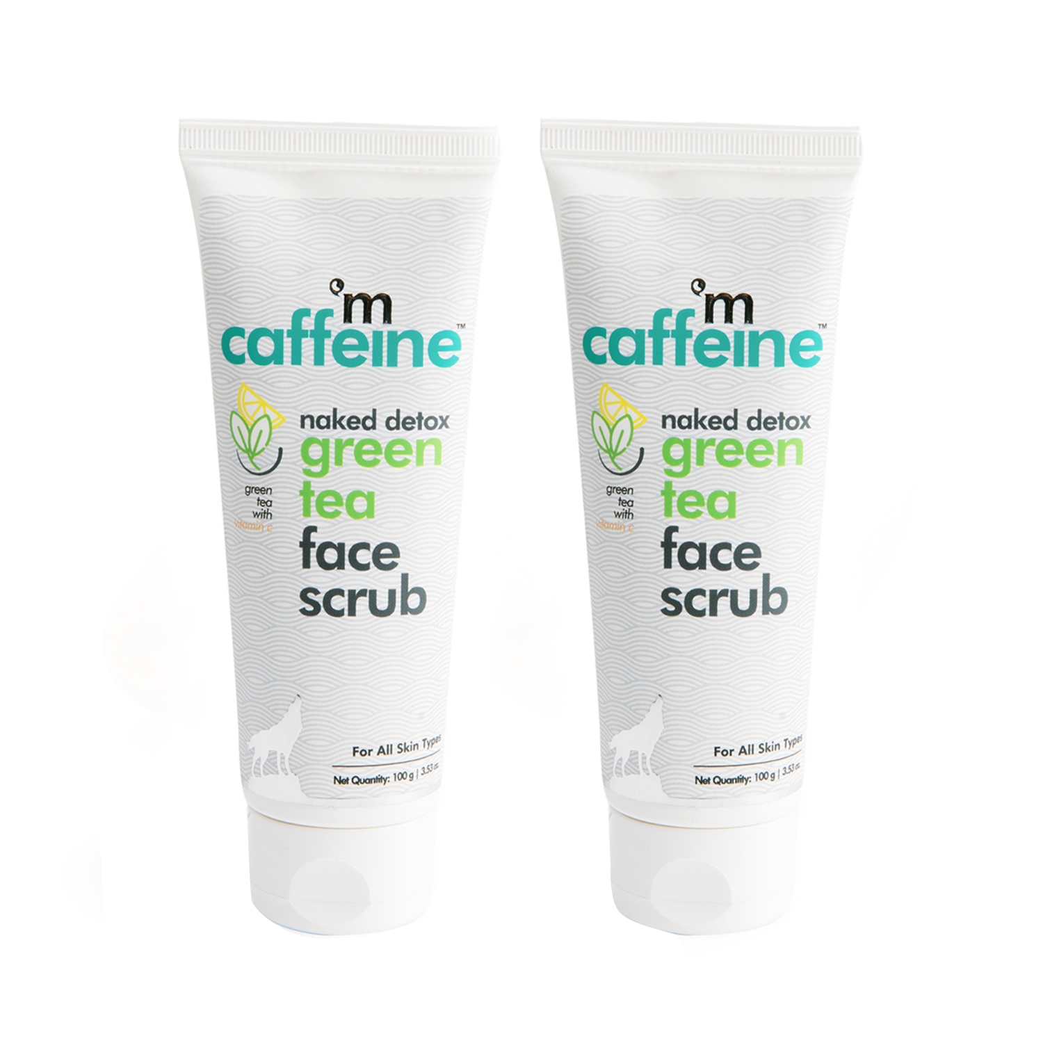 mCaffeine | mCaffeine Exfoliating Green Tea Face Scrub (2Pcs)