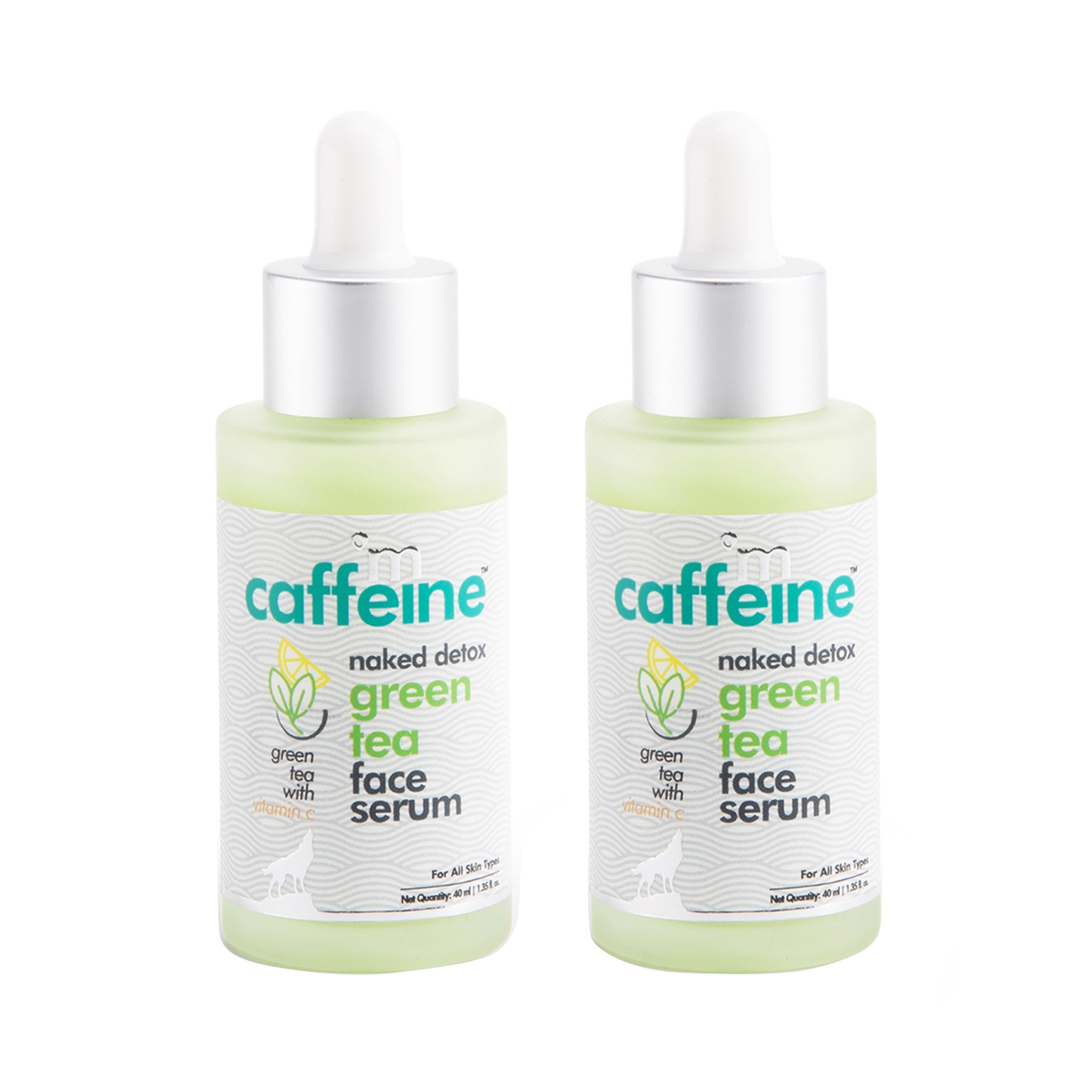 mCaffeine | mCaffeine Vitamin C Green Tea Face Serum (2Pcs)