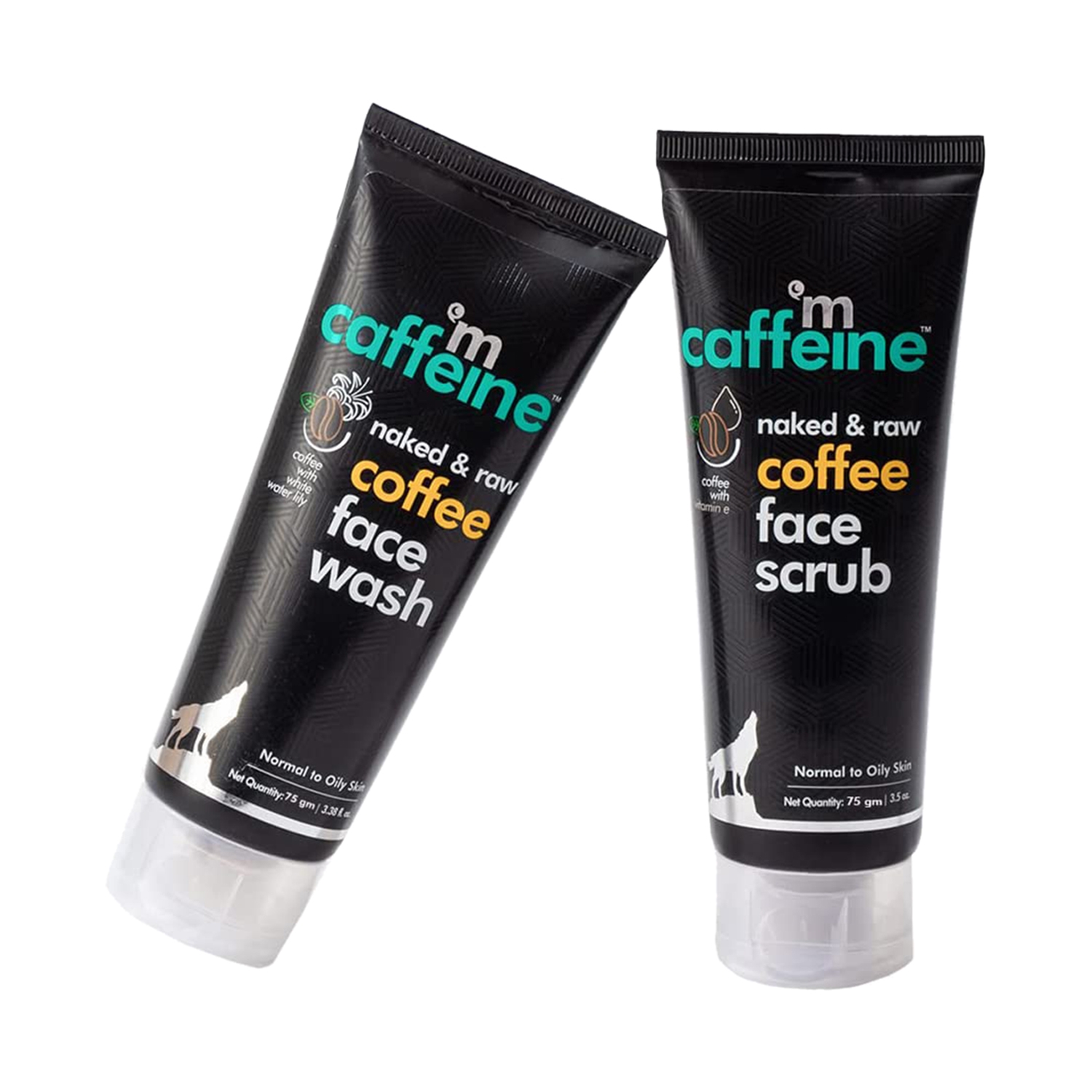 mCaffeine | mCaffeine Exfoliating Face Wash & Face Scrub Combo (2Pcs)
