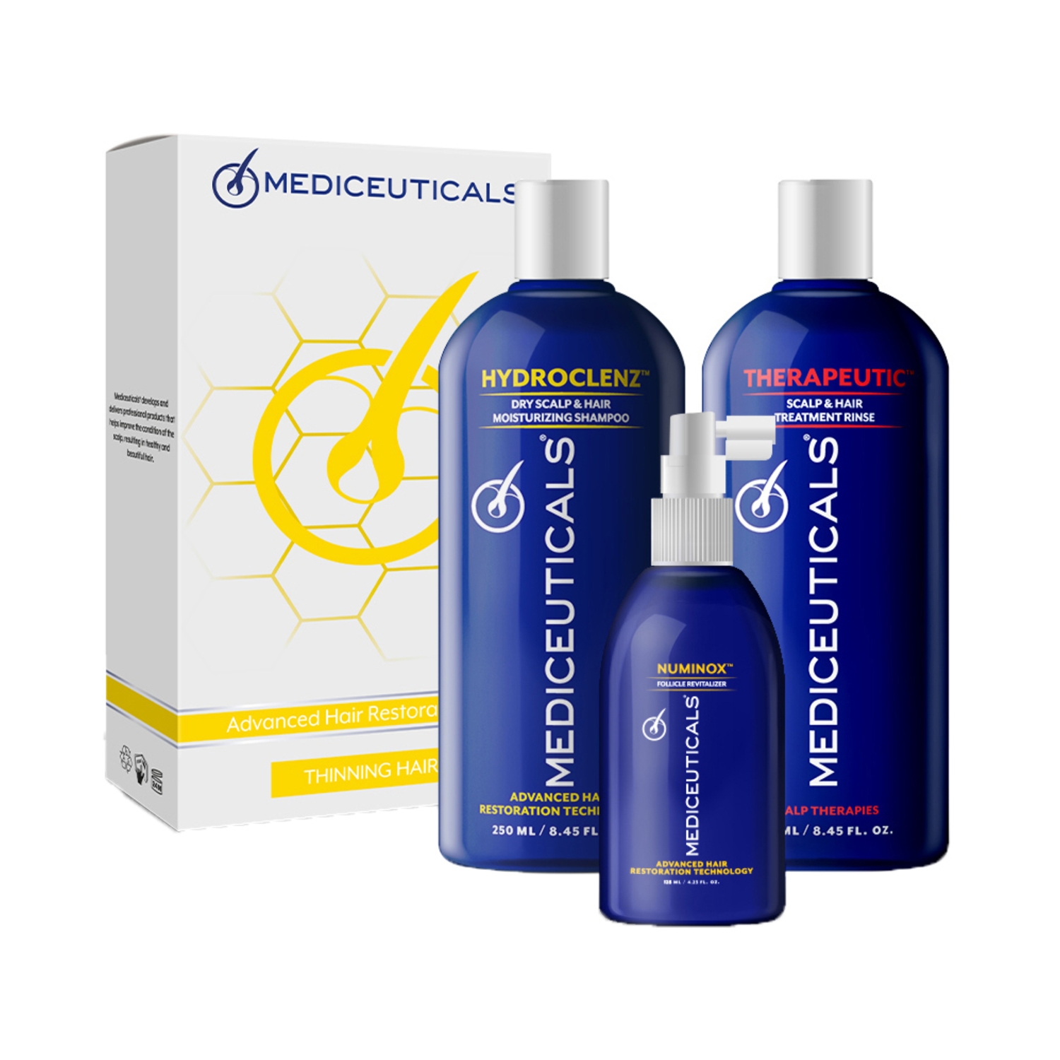 Medicueticals | Medicueticals Hair Restoration Scalp Treatment Kit for Men (3Pcs)
