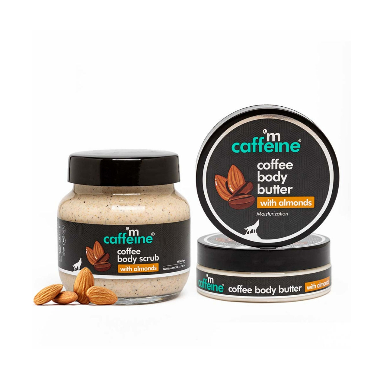 mCaffeine | mCaffeine Coffee & Almonds Scrub Moisturize Duo (2Pcs)