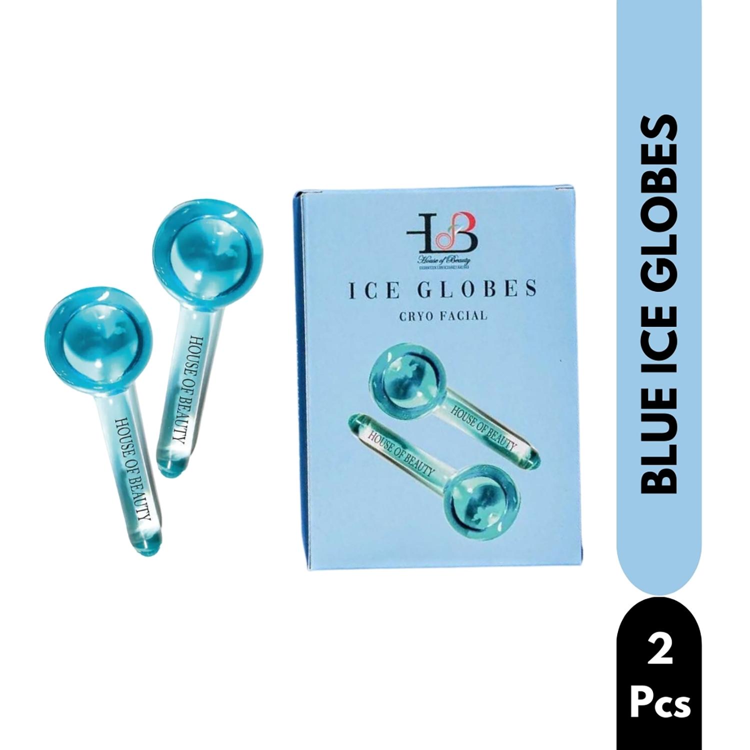 House of Beauty | House of Beauty Ice Globe Blue-Puffy Eyes, Face Lifting, Digital Eyes Stress Reduction (1 Pair)