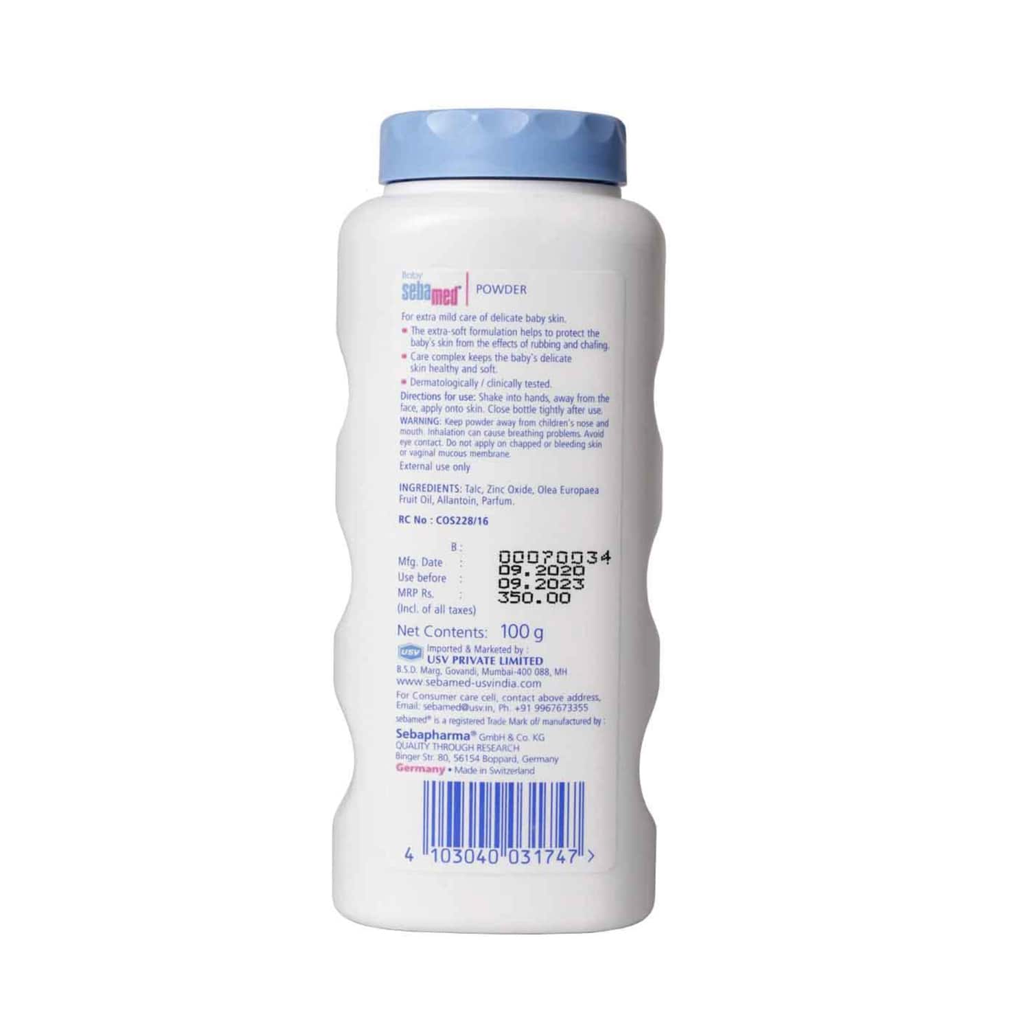 Sebamed baby store powder 50g price