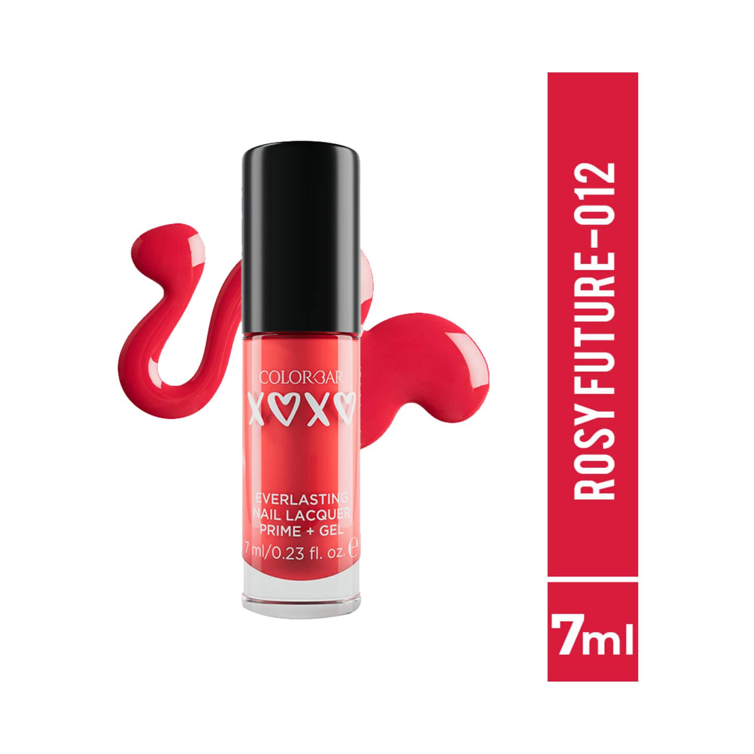 Colorbar | Colorbar Xoxo Everlasting Prime + Gel Nail Lacquer - 012-Rosy Future (7ml)