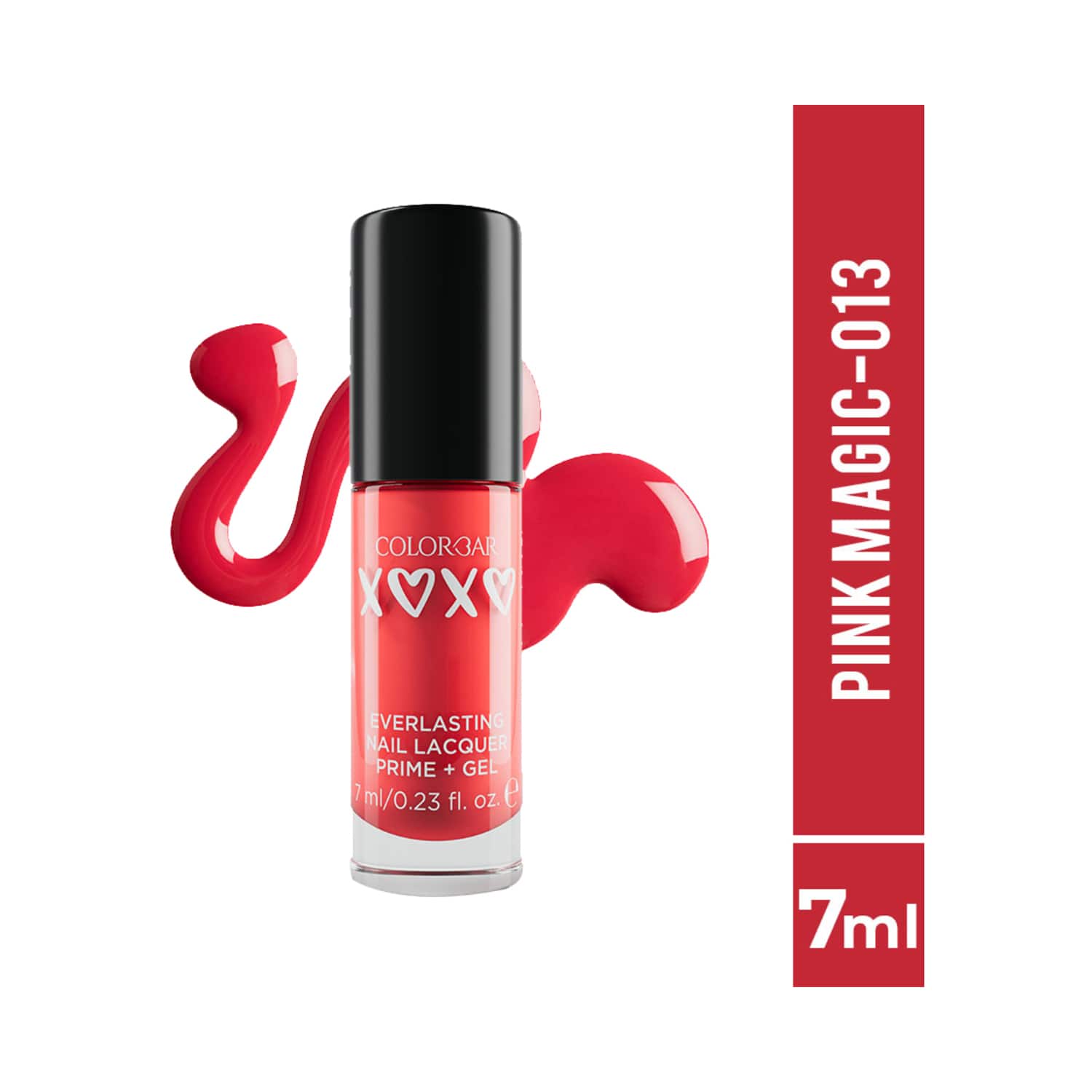 Colorbar | Colorbar Xoxo Everlasting Prime + Gel Nail Lacquer - 013-Pink Magic (7ml)