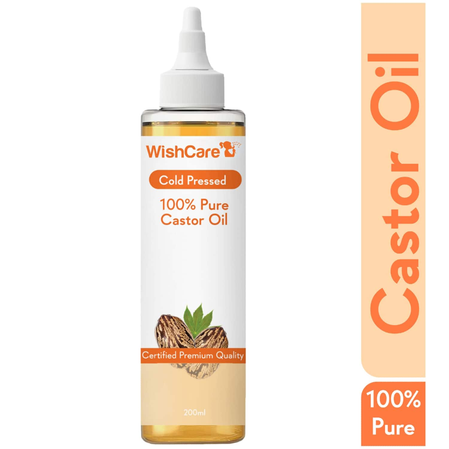 WishCare | WishCare 100% Pure Cold Pressed Castor Oil (200ml)