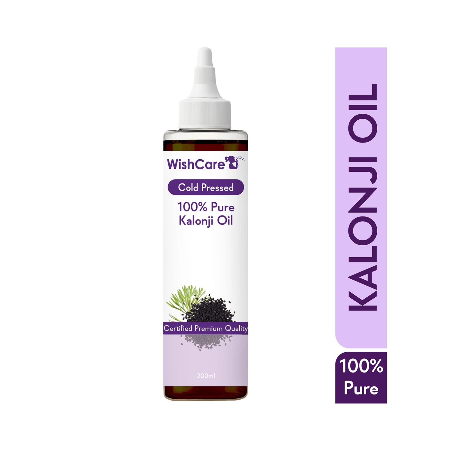 WishCare | WishCare 100% Pure Cold Pressed Kalonji Black Onion Seed Oil (200ml)