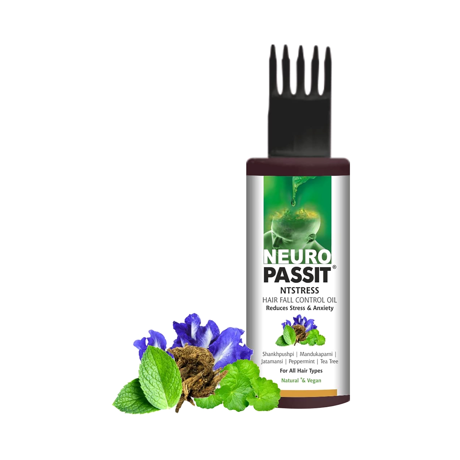 Passion Indulge | Passion Indulge Hair Fall Control Neuropassit Ntstress Oil (100 ml)