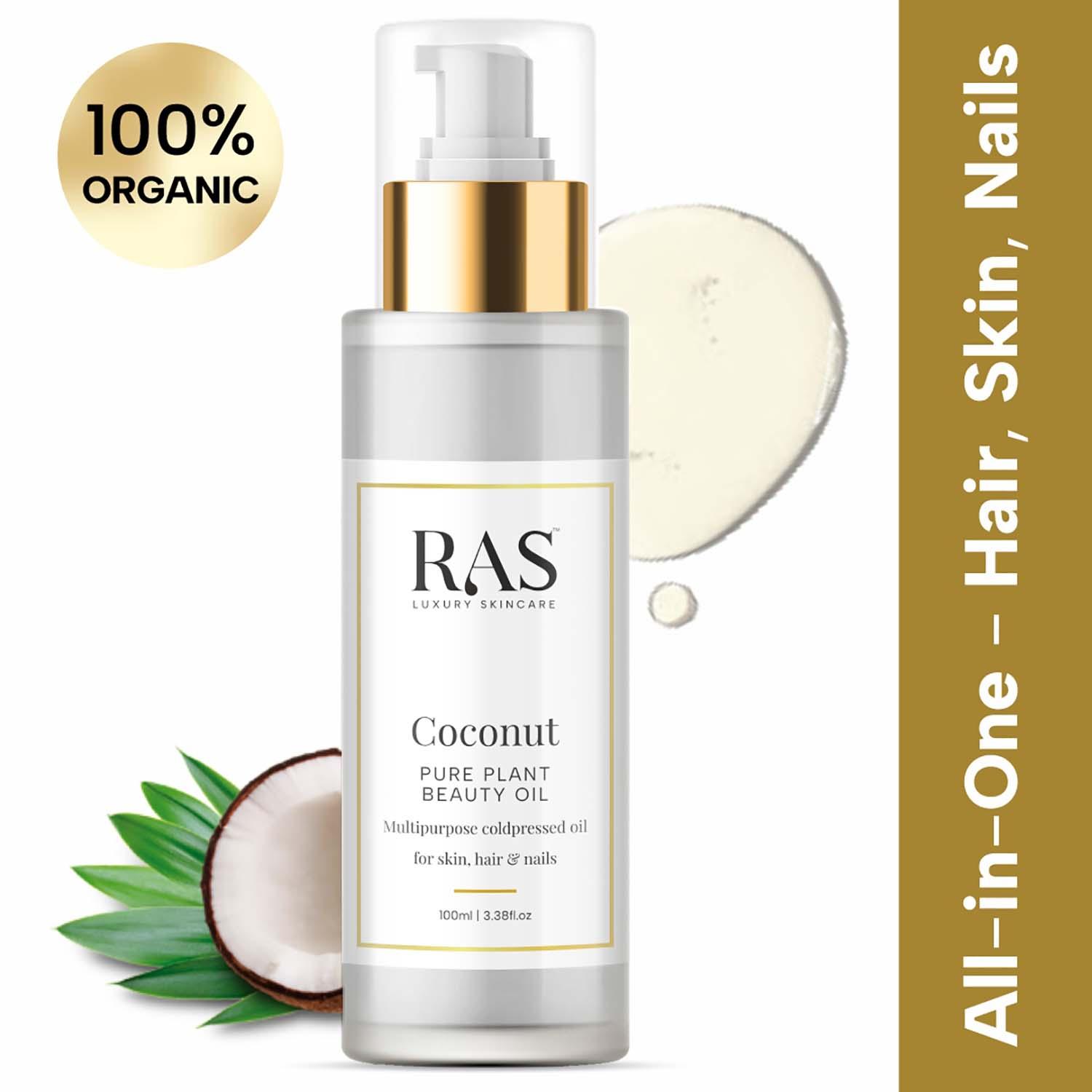 Ras Luxury Skincare | Ras Luxury Skincare Coconut Pure Plant Oil (100 ml)