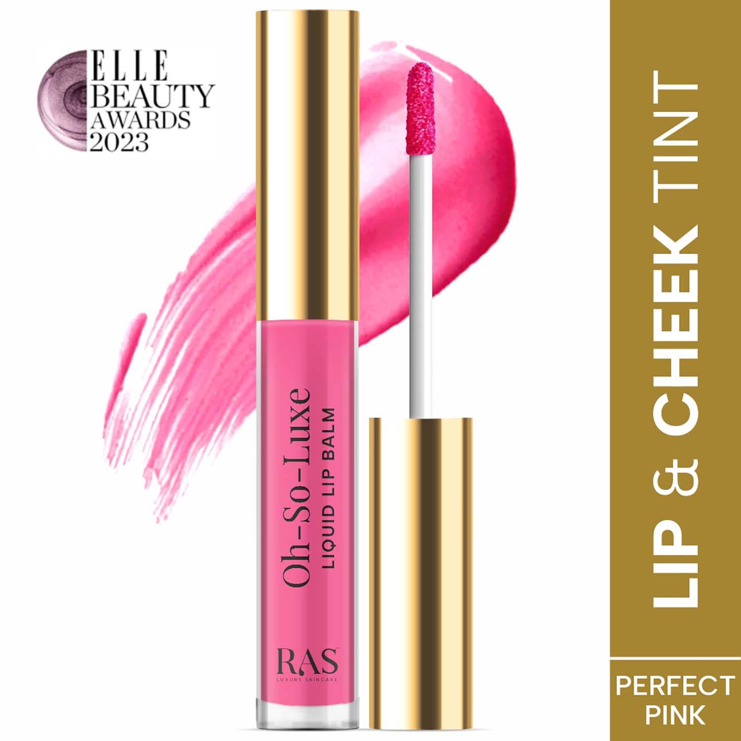 Ras Luxury Skincare | Ras Luxury Skincare Oh-So-Luxe Tinted Liquid Lip Balm - Perfect Pink I Am Love - (3.2 ml)