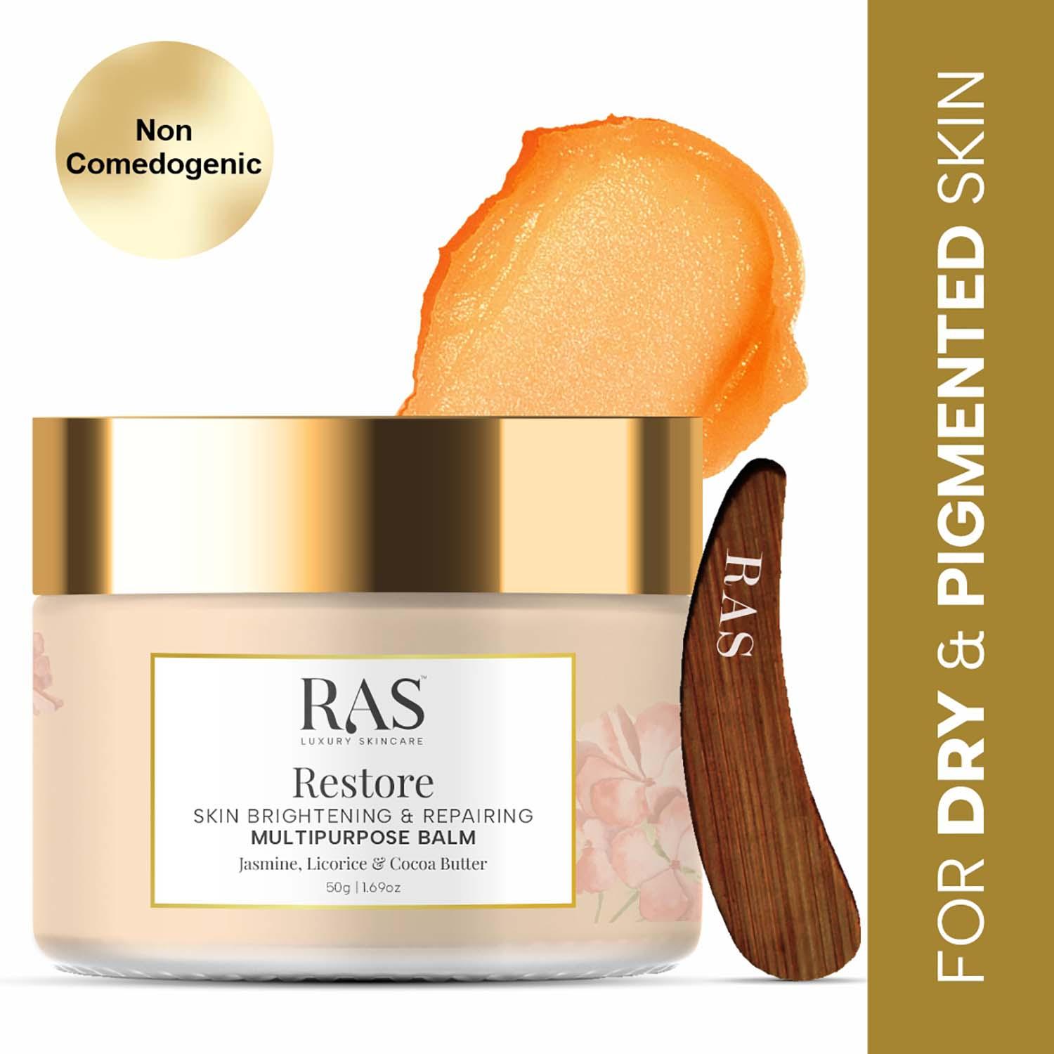 Ras Luxury Skincare | Ras Luxury Skincare Restore Repairing & Brightening Skin Moisturiser Balm - (40 g)