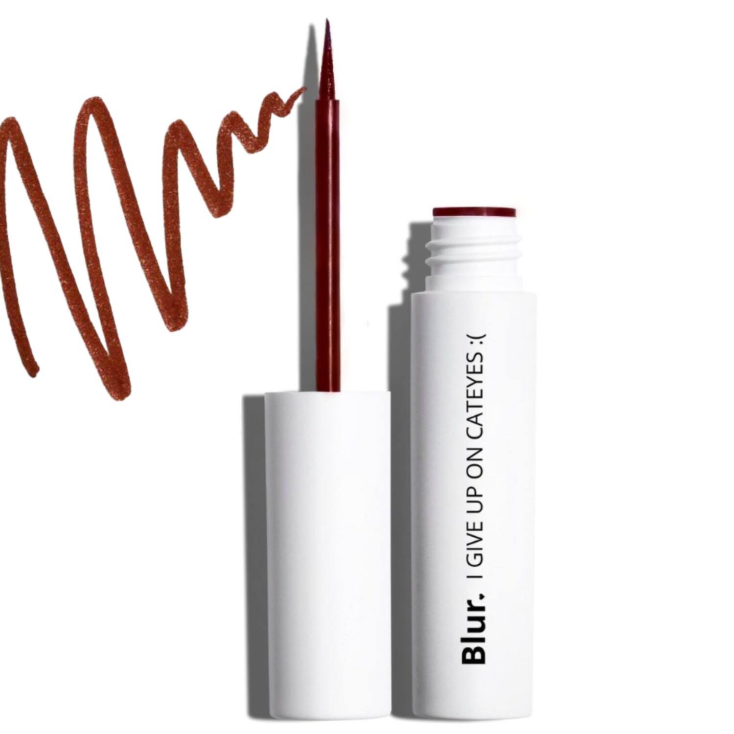 Blur India | Blur India Give Up On Cat Eyes Matte Eyeliner - Brown (5ml)