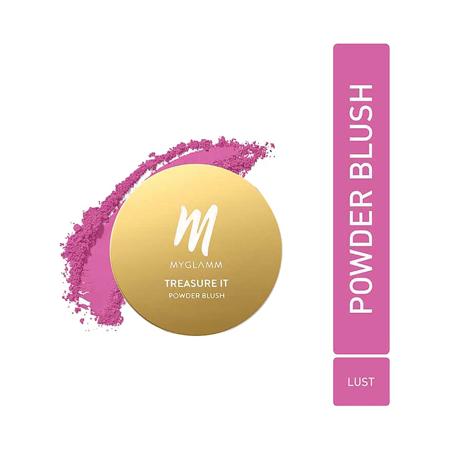 MyGlamm | MyGlamm Treasure IT Powder Matte Blush - Lust (4g)