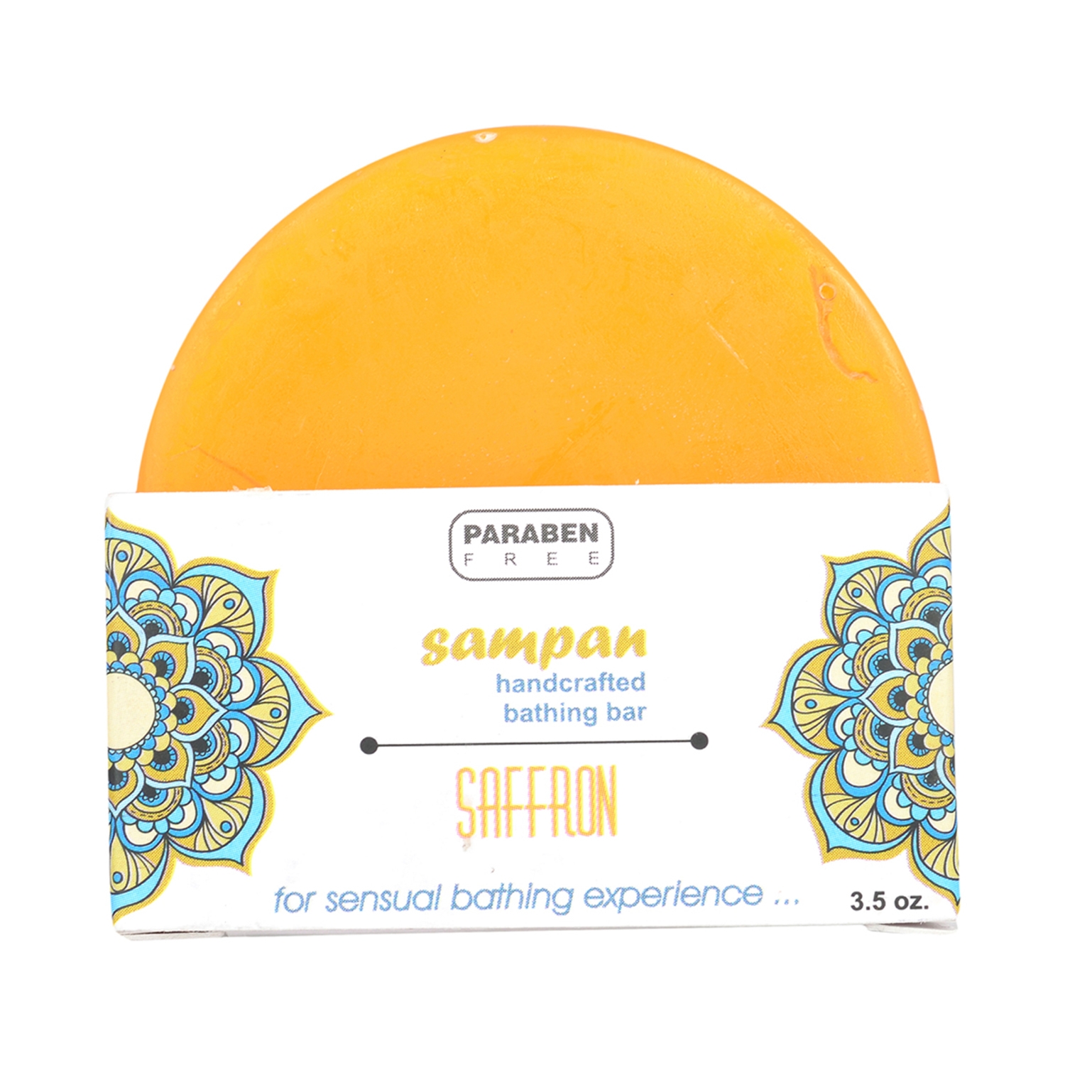 Sampan | Sampan Handcrafted Glycerin Saffron Bathing Bar - (100g)