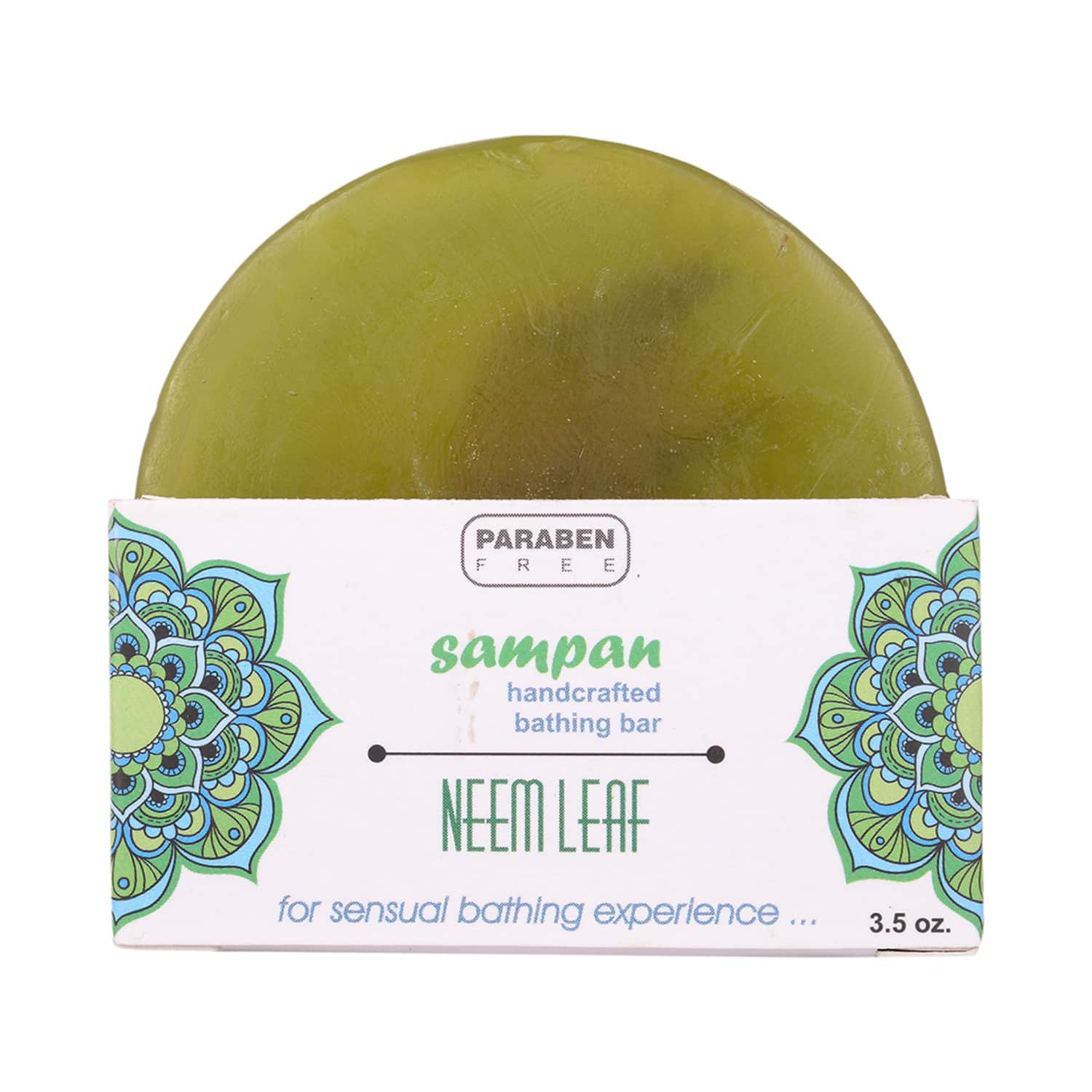 Sampan | Sampan Handcrafted Glycerin Neem Leaf Bathing Bar - (100g)