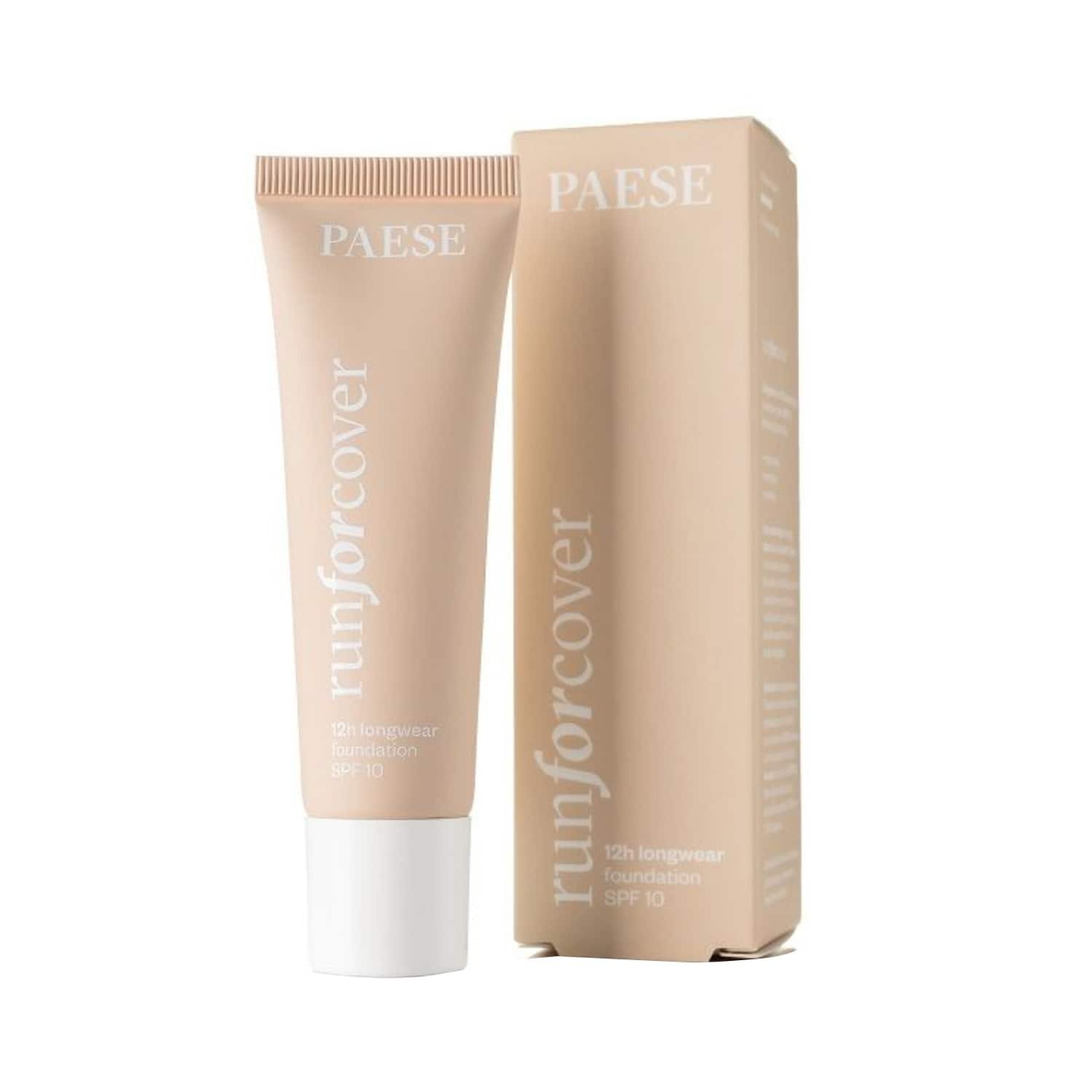 Paese Cosmetics | Paese Cosmetics Run For Cover 12h Longwear Foundation SPF 10 - 10 Ivory (30ml)