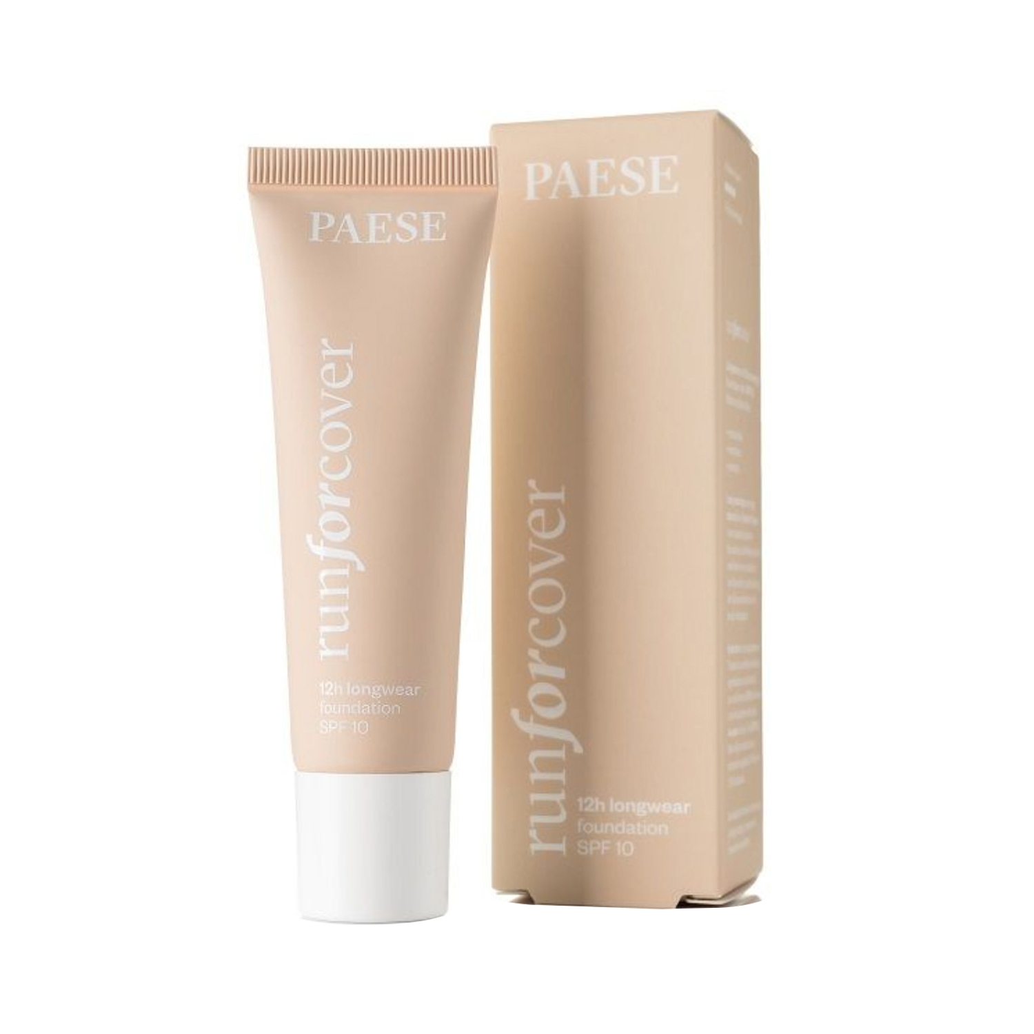 Paese Cosmetics | Paese Cosmetics Run For Cover 12h Longwear Foundation SPF 10 - 20 Nude (30ml)