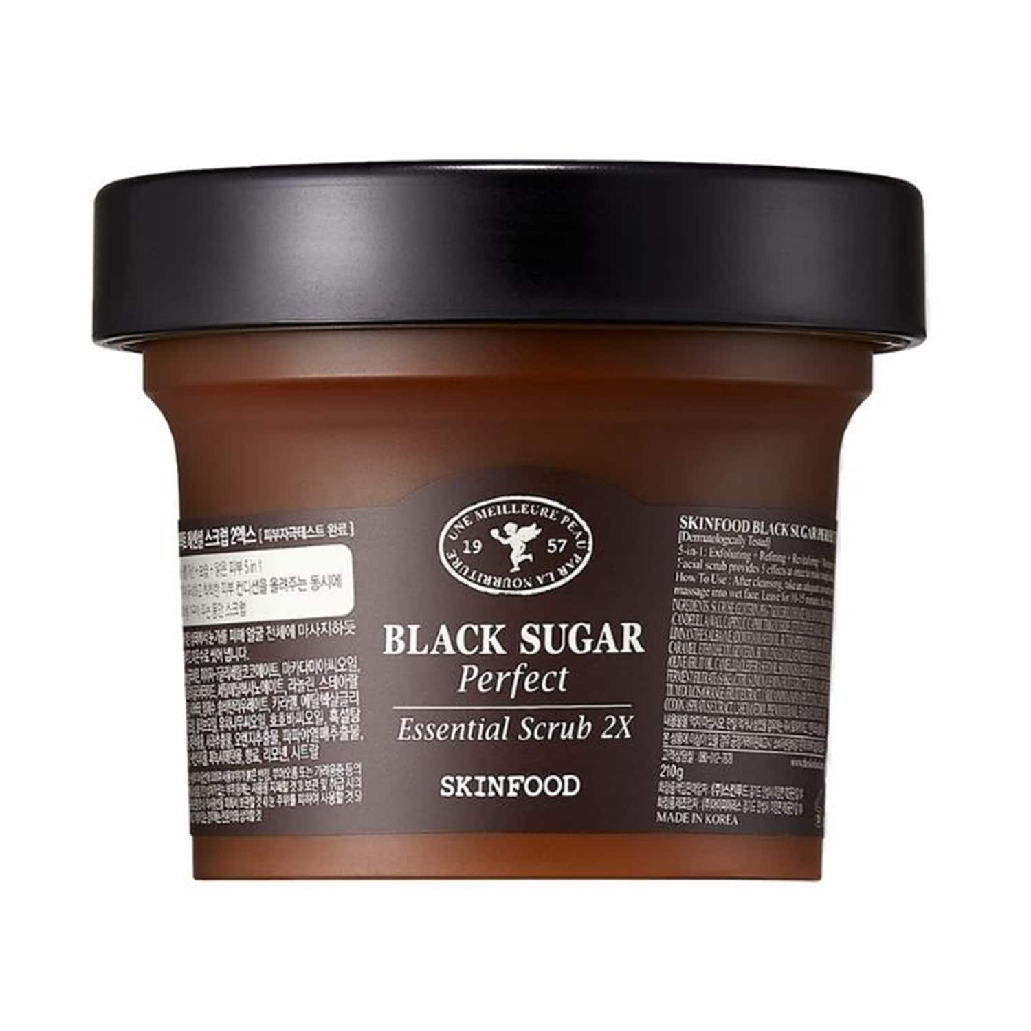 Skinfood | Skinfood Black Sugar 2X Perfect Essential Scrub (210g)